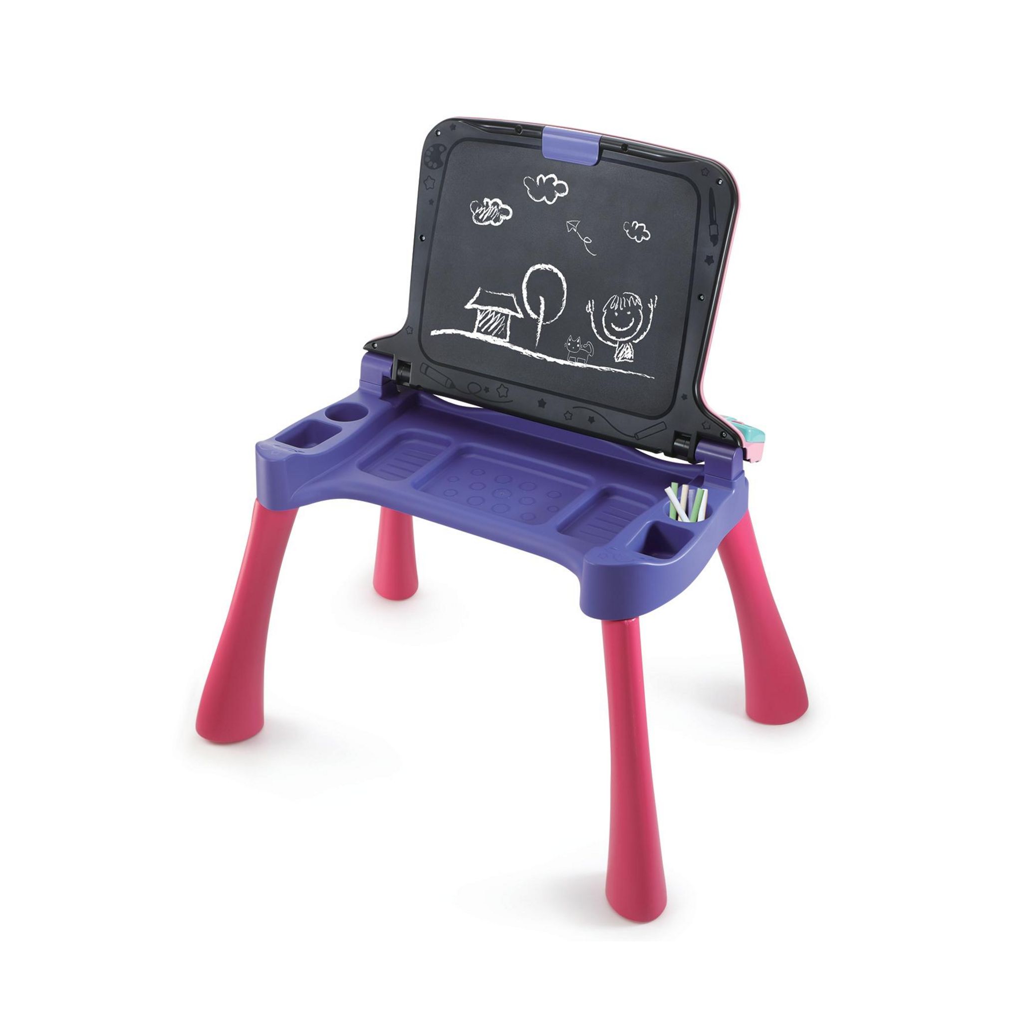 Voir la diapositive 7 : VTECH Magi Bureau interactif 5 en 1 Rose