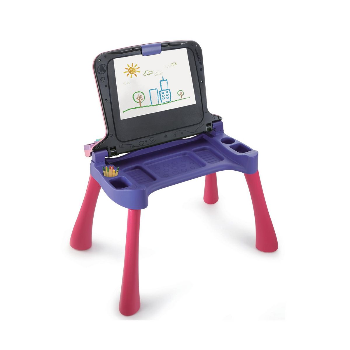 VTECH Magi Bureau interactif 5 en 1 Rose