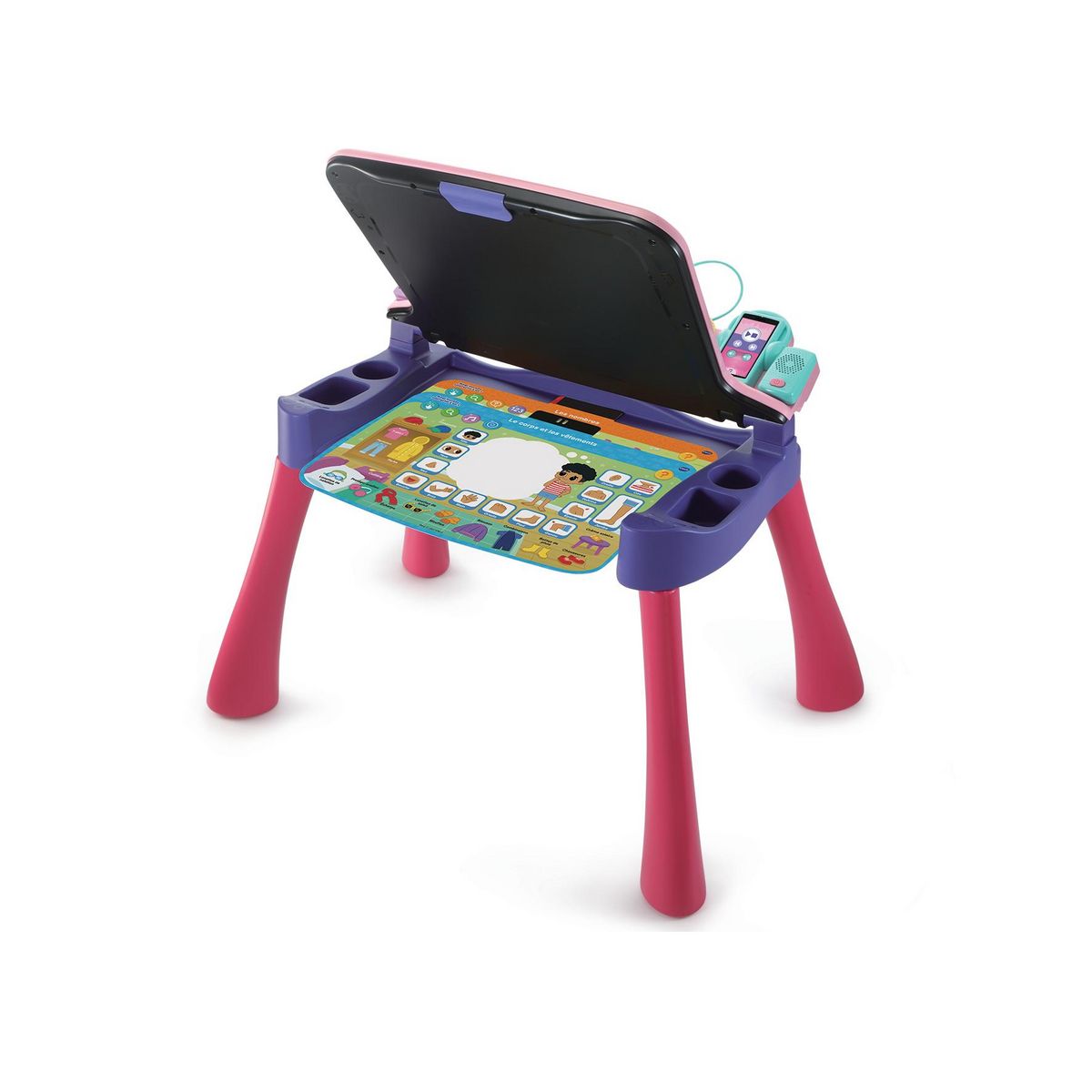 VTECH Magi Bureau interactif 5 en 1 Rose