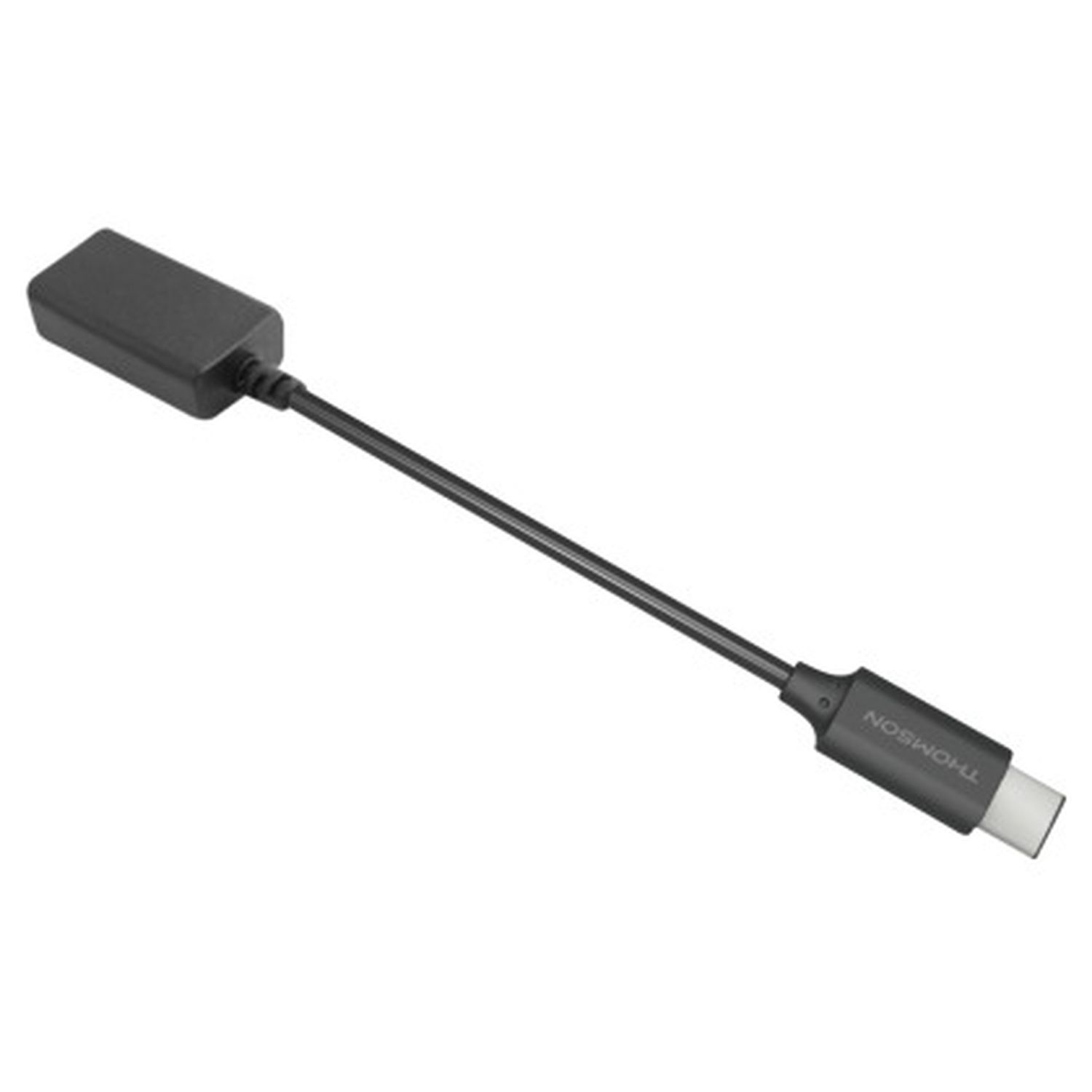Voir la diapositive 2 : THOMSON Adaptateur USB C / USB A - Noir