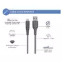 FORCEPOWER Câble renforcé USB A vers Lightning - 2.4A - 1.2 m - Gris
