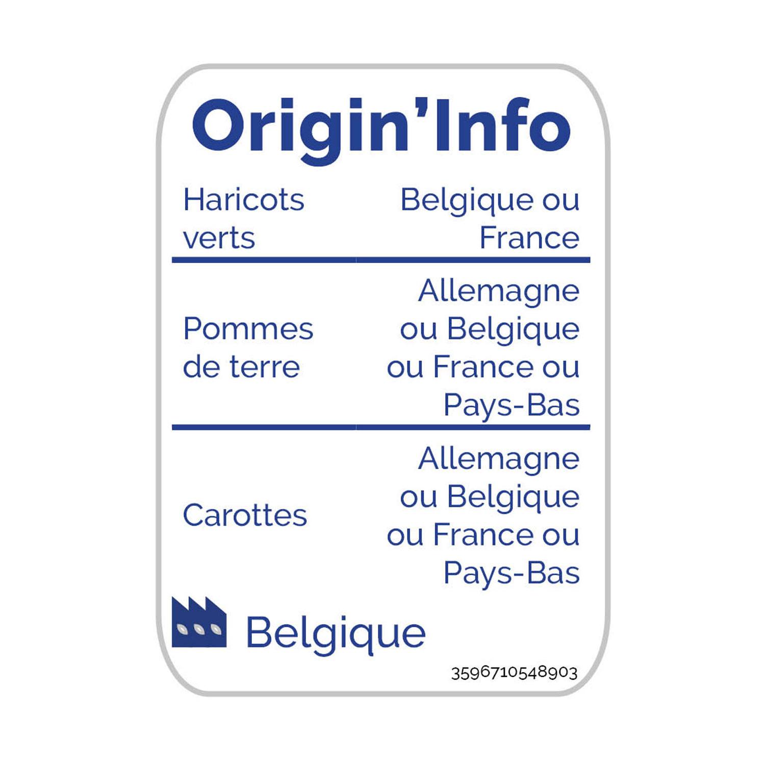 Voir la diapositive 2 : AUCHAN Les Poêlées légumes 4 saisons 5 portions 750g