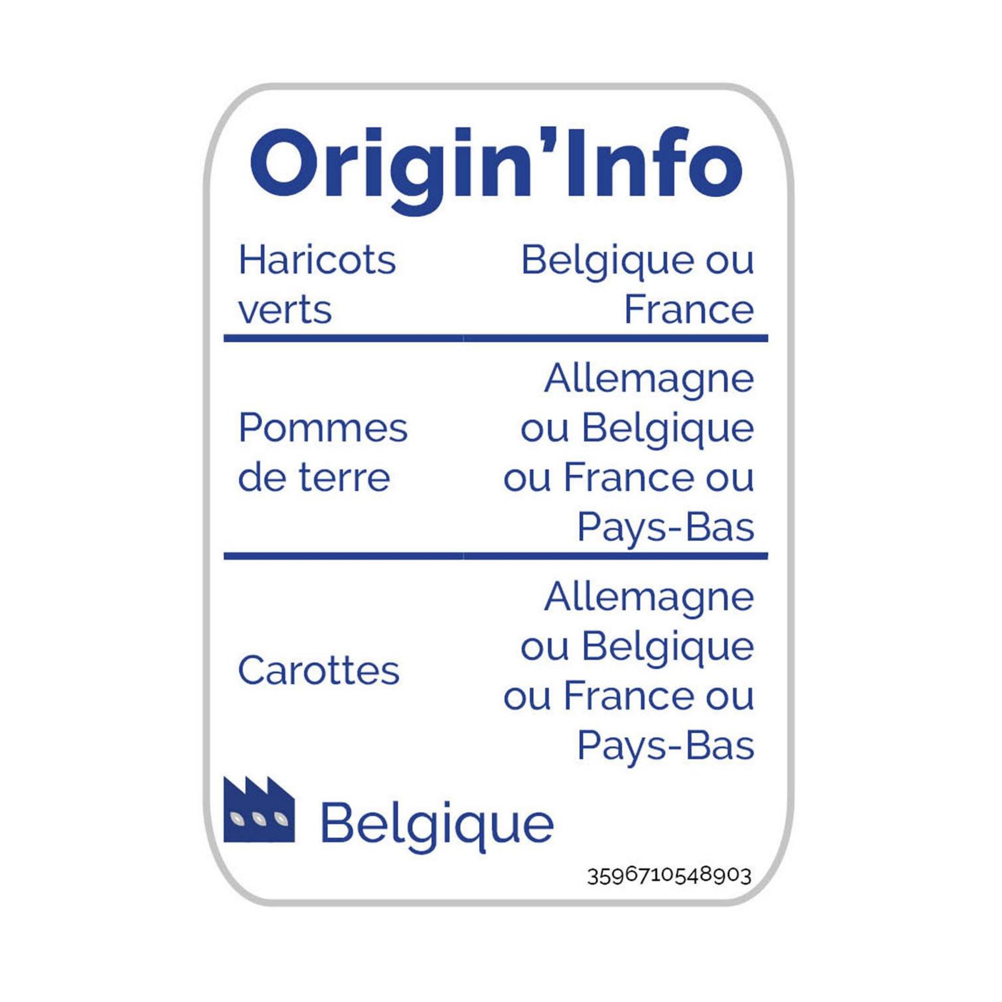 Voir la diapositive 4 : AUCHAN Les Poêlées légumes 4 saisons 5 portions 750g