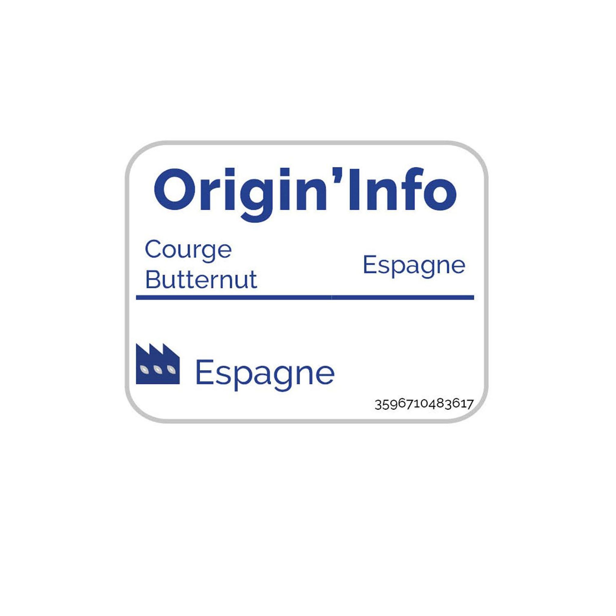 Voir la diapositive 2 : AUCHAN Courges butternut en morceaux 3 portions 600g