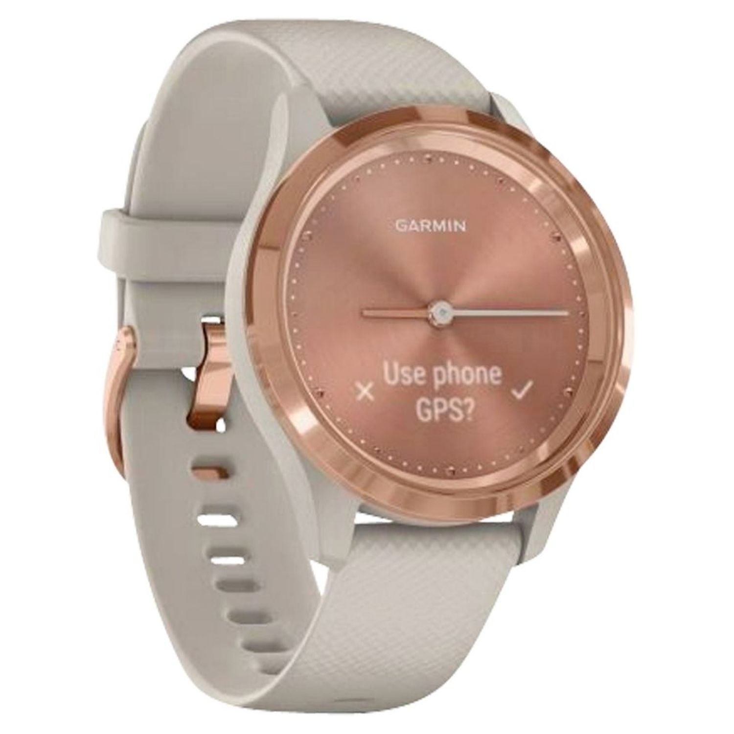 Voir la diapositive 2 : GARMIN Montre connectée Vivomove 3S - Rose Gold