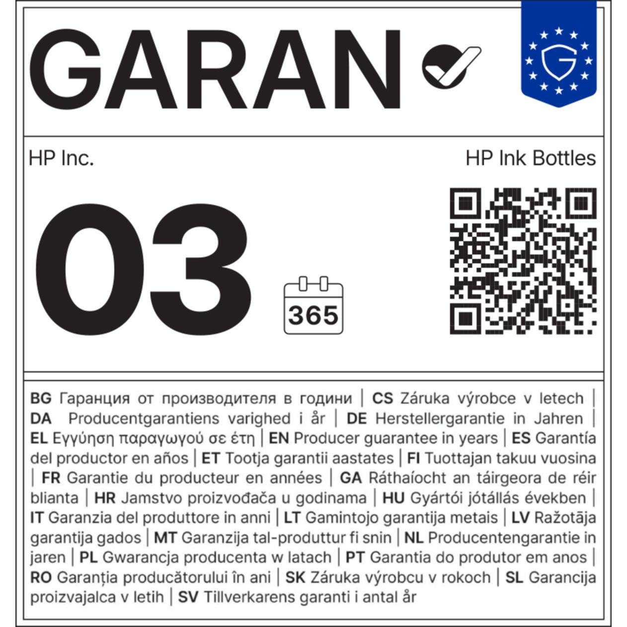 Voir la diapositive 8 : HP Bouteille d'encre HP 31 Magenta Authentique 70 ml (1VU27AE)