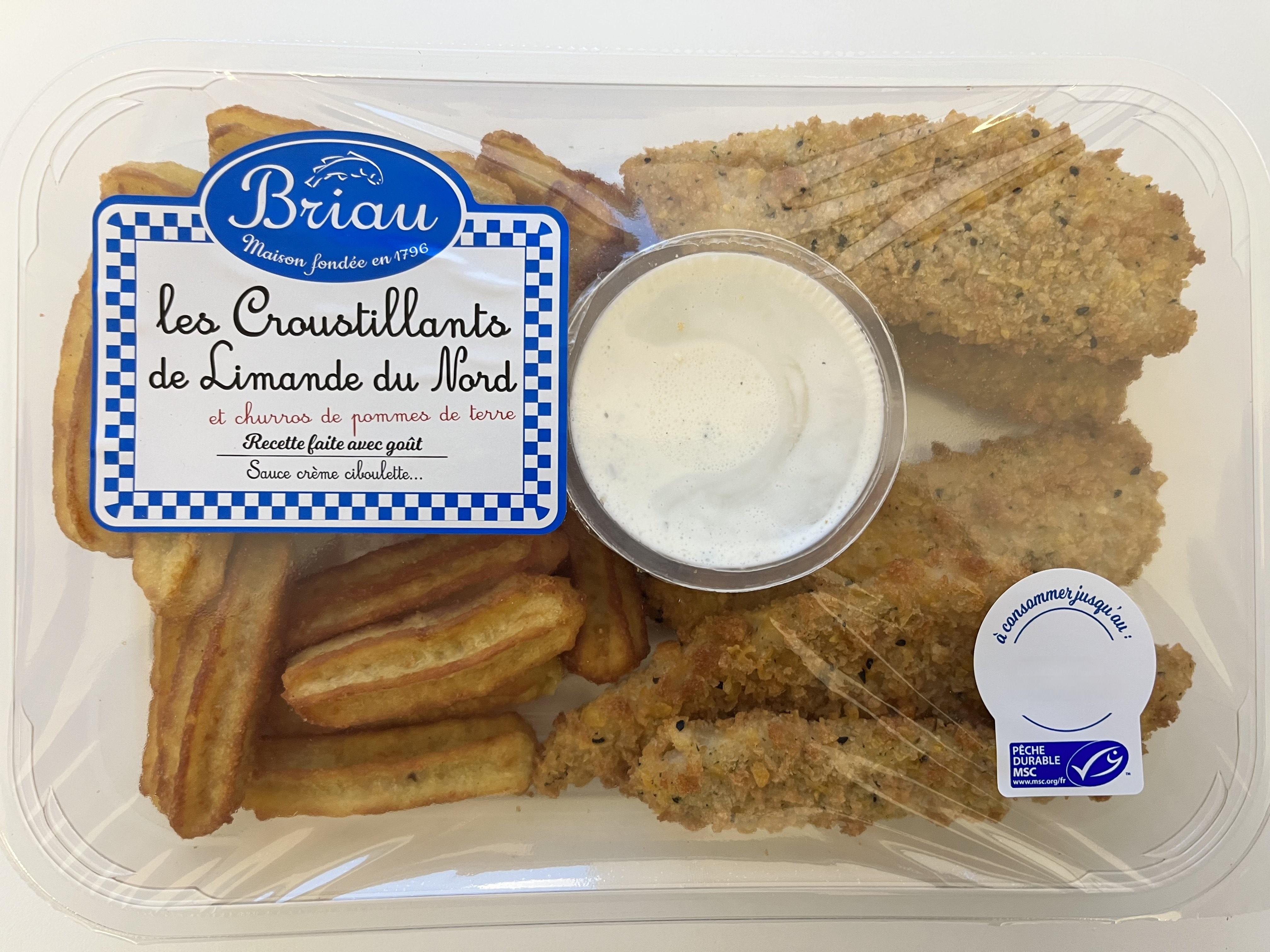 MAISON BRIAU Croustillants de limande et churros 560g