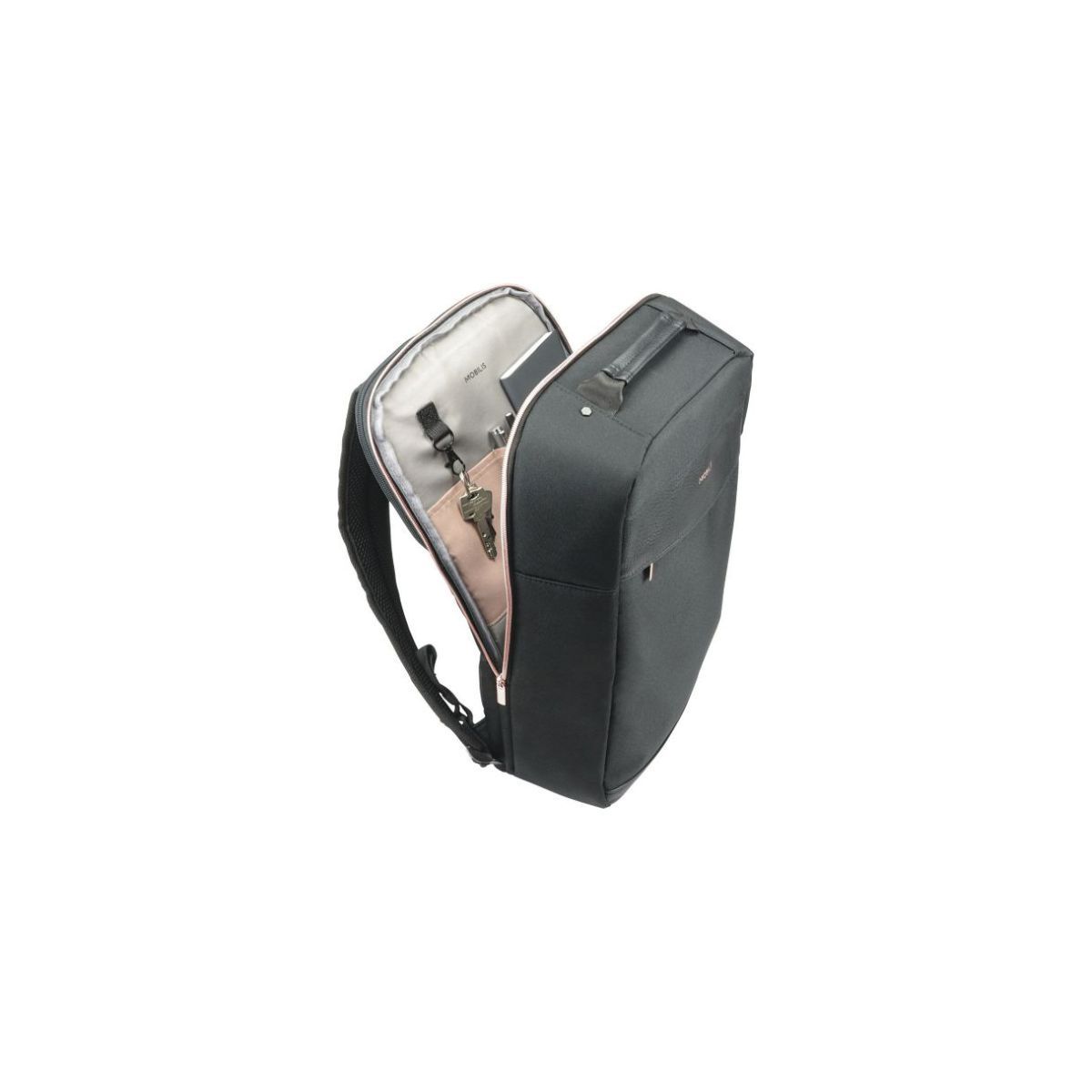 MOBILIS Sac à dos PC 16 pouces - Noir, Rose et Or