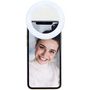 Voir la diapositive 4 : MYWAY Anneau lumineux Led Selfie blanc pour smartphone