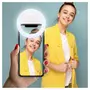 MYWAY Anneau lumineux Led Selfie blanc pour smartphone