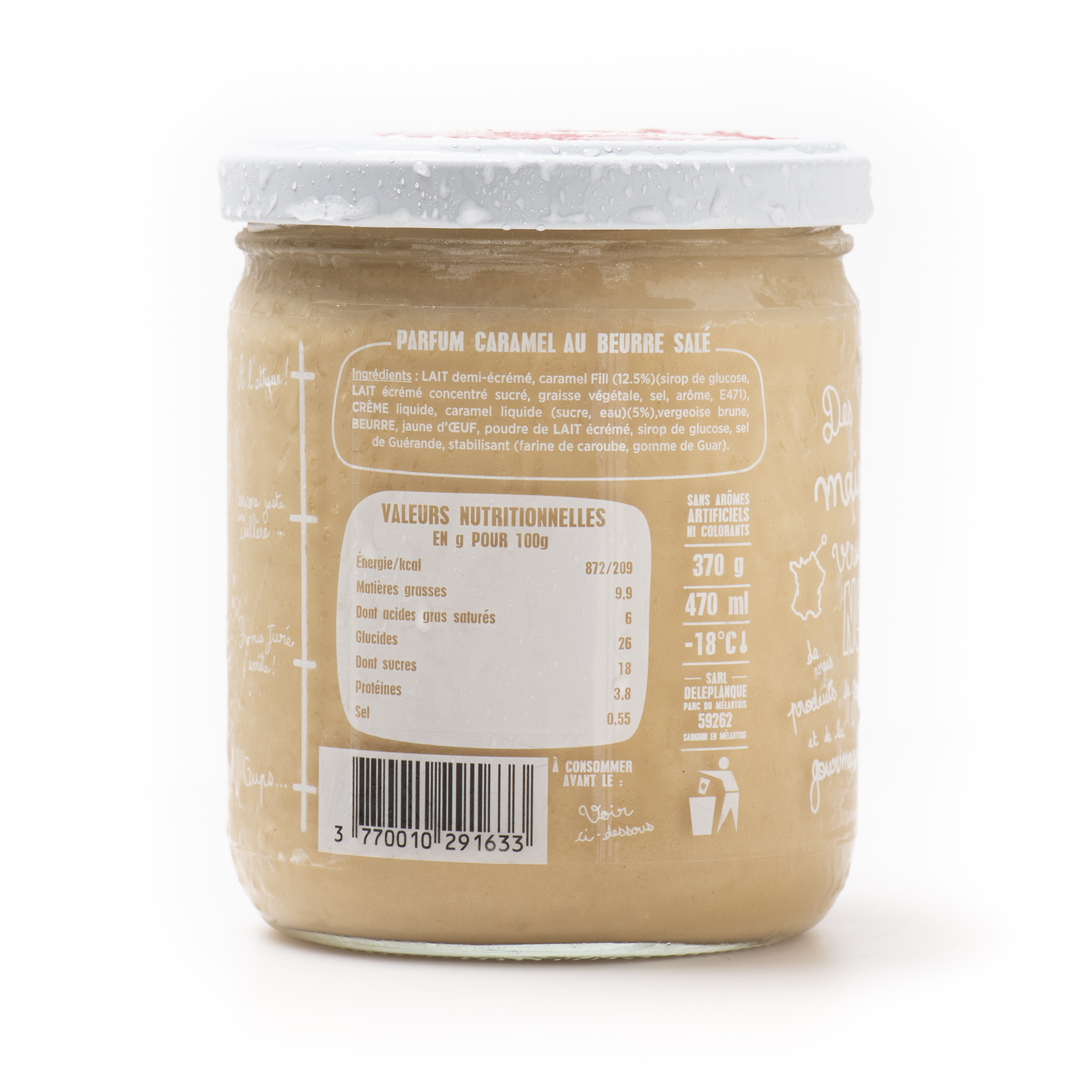 Voir la diapositive 2 : PROMIS JURE Crème glacée caramel beurre salé 458g