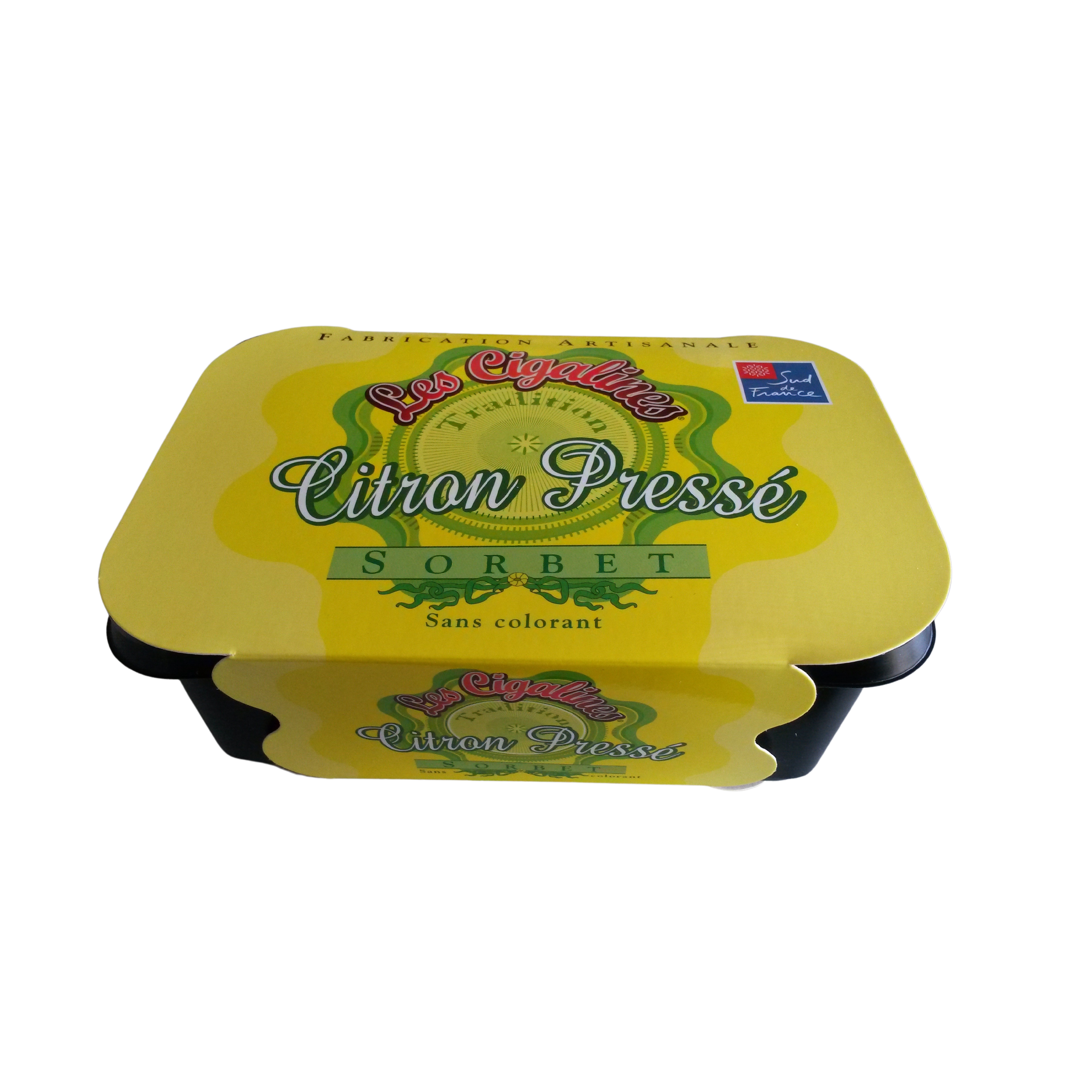 LES CIGALINES Sorbet citron pressé 500g