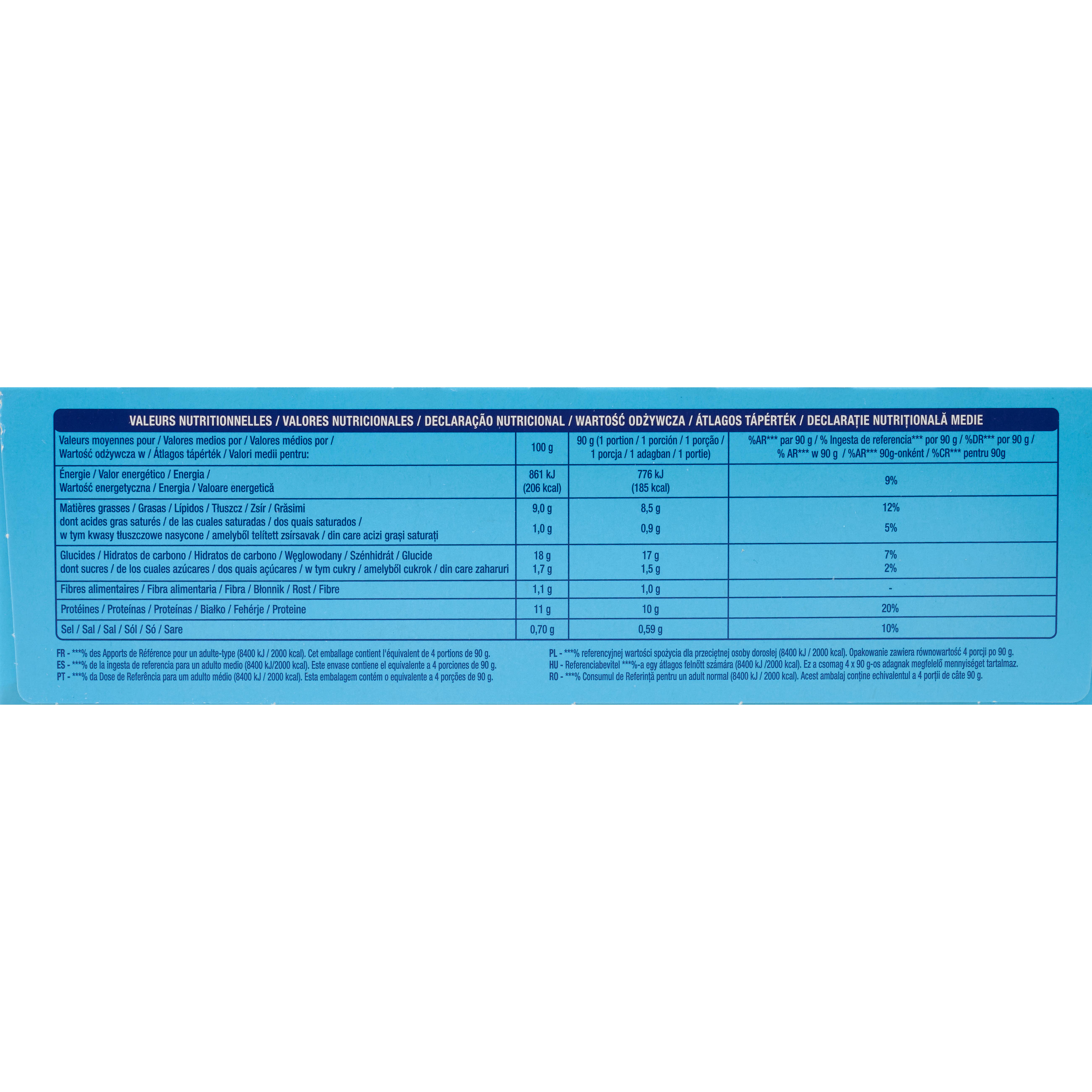 Voir la diapositive 5 : AUCHAN Filets panés de colin d'Alaska MSC 4-5 filets 360g