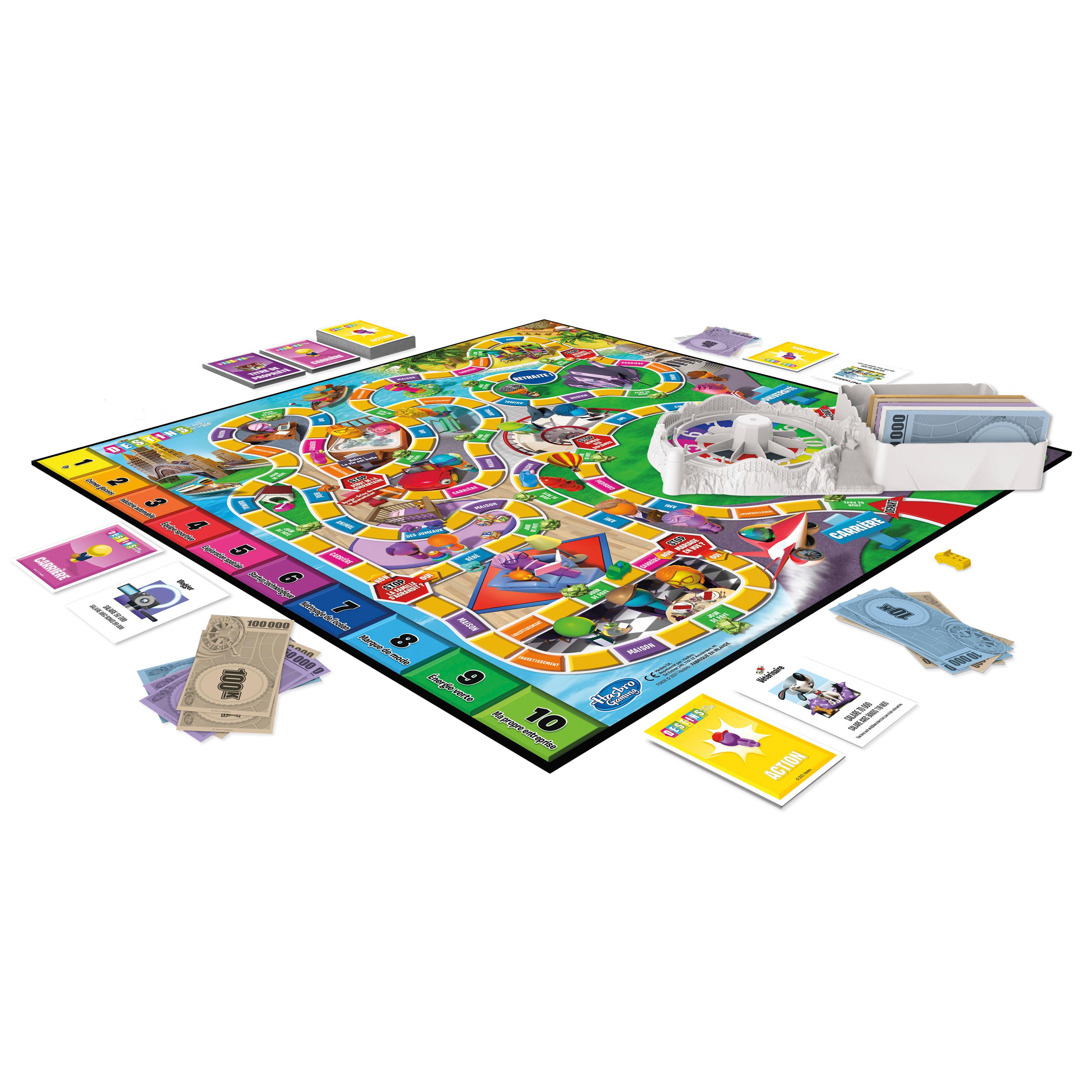 Voir la diapositive 3 : HASBRO Jeu Destins Le jeu de la Vie
