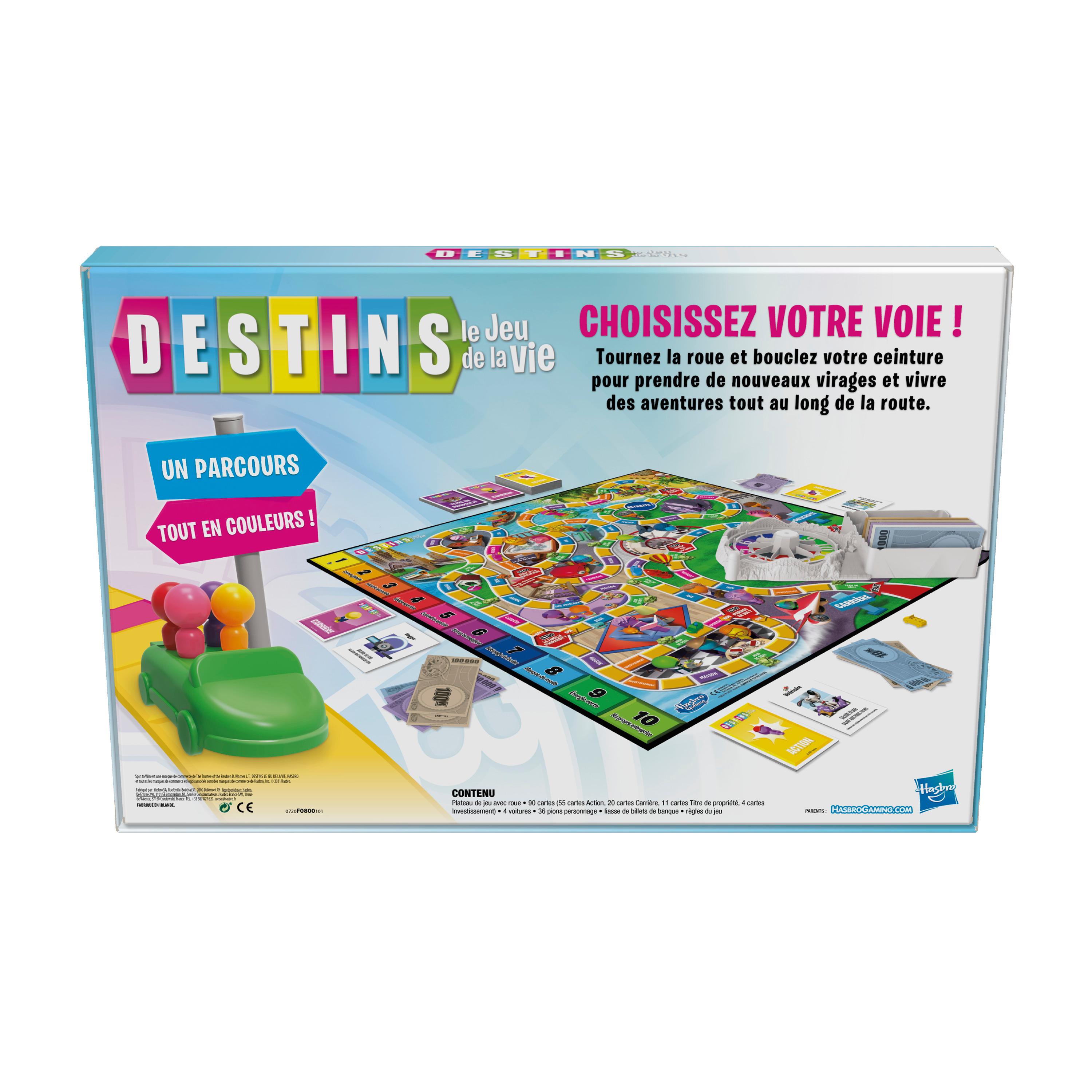Voir la diapositive 9 : HASBRO Jeu Destins Le jeu de la Vie