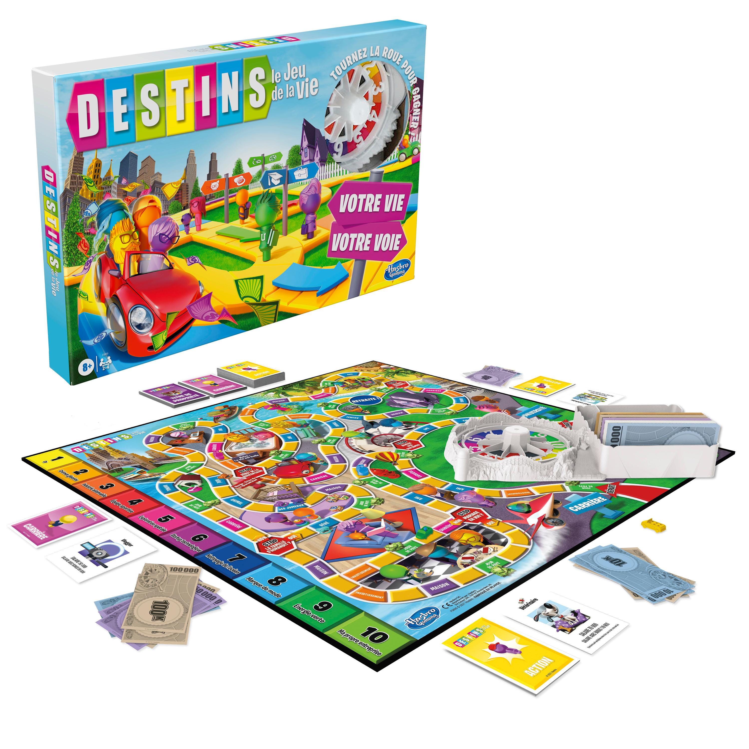 Voir la diapositive 10 : HASBRO Jeu Destins Le jeu de la Vie