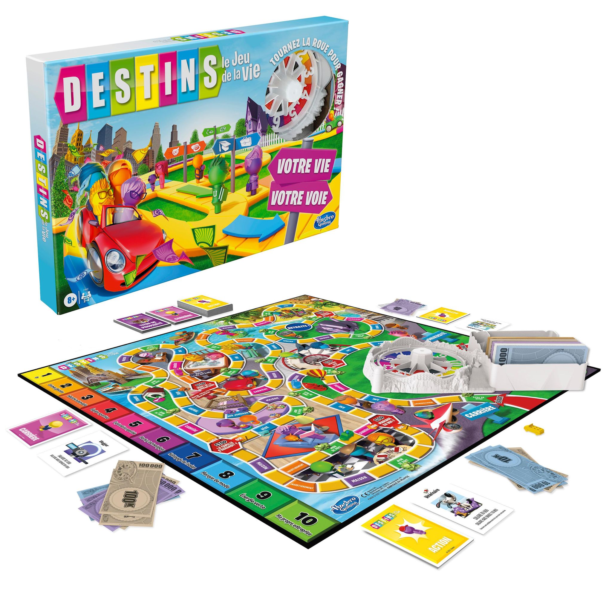 Voir la diapositive 10 : HASBRO Jeu Destins Le jeu de la Vie