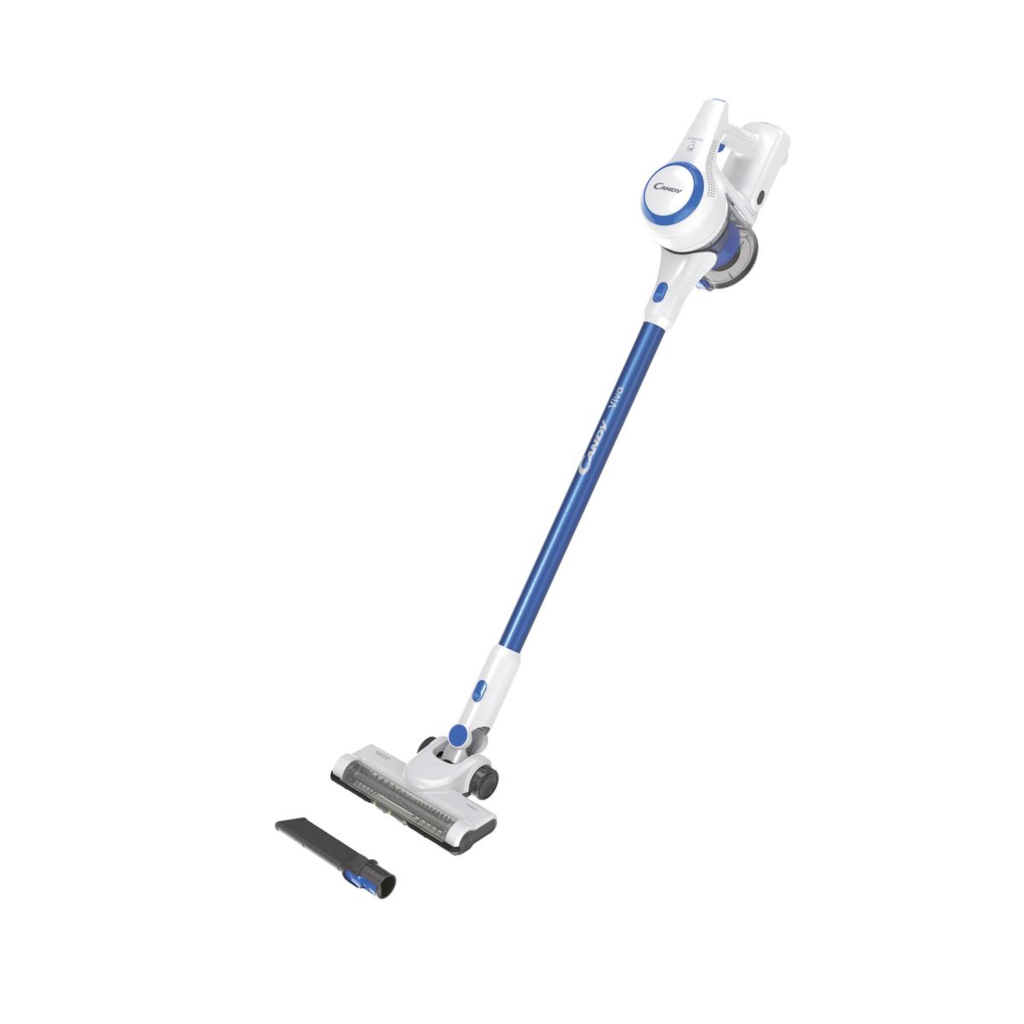Voir la diapositive 9 : CANDY Aspirateur balai CVIVA10 - Bleu