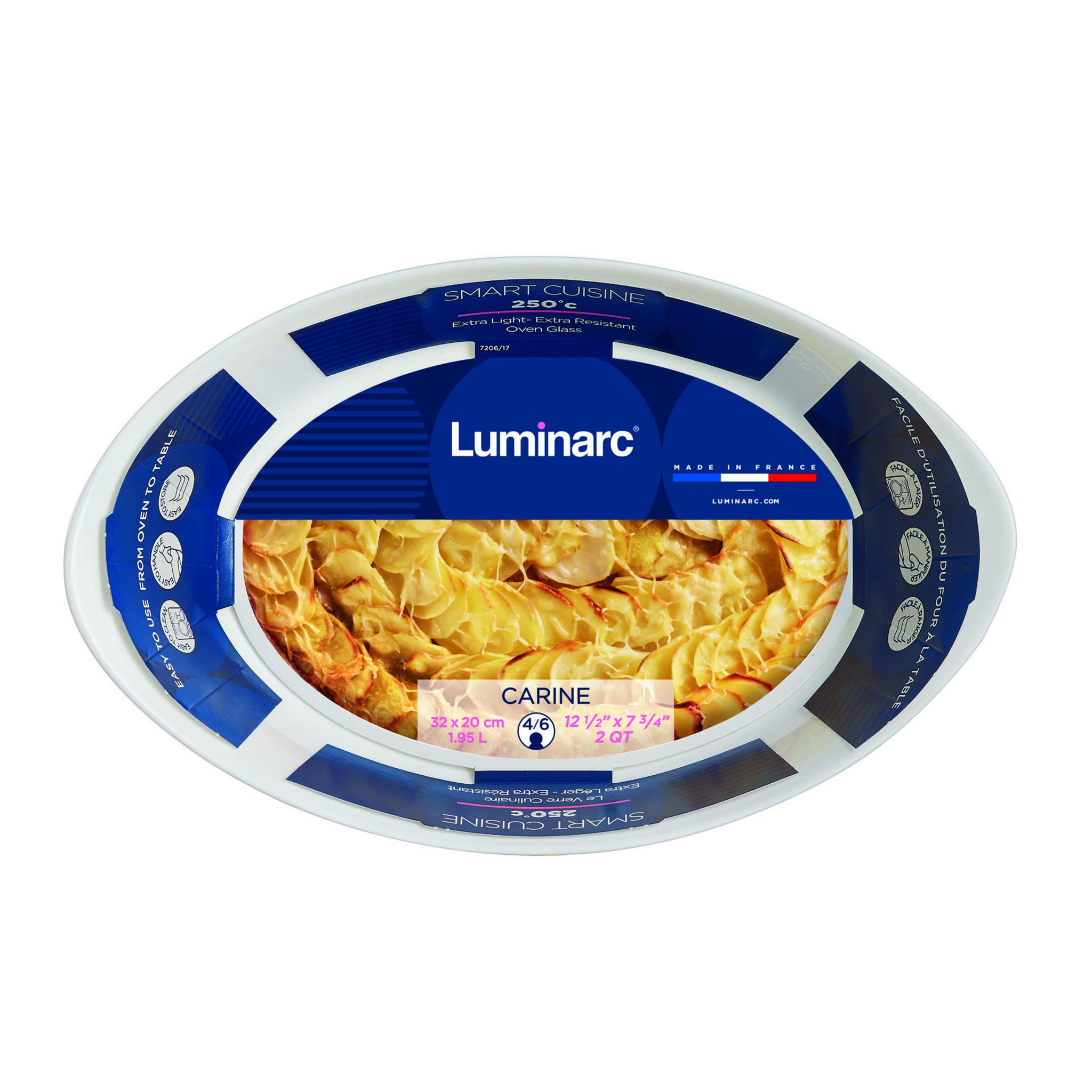 Voir la diapositive 2 : LUMINARC Plat ovale 32x20 cm SMART CUISINE