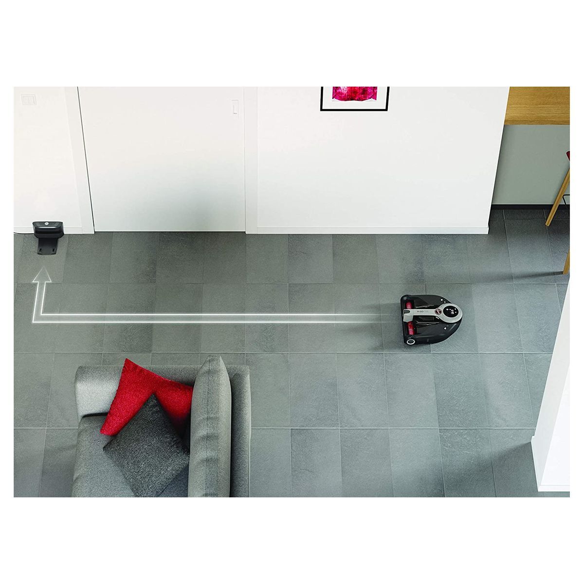 HOOVER Aspirateur robot connecté HGO710 - Noir