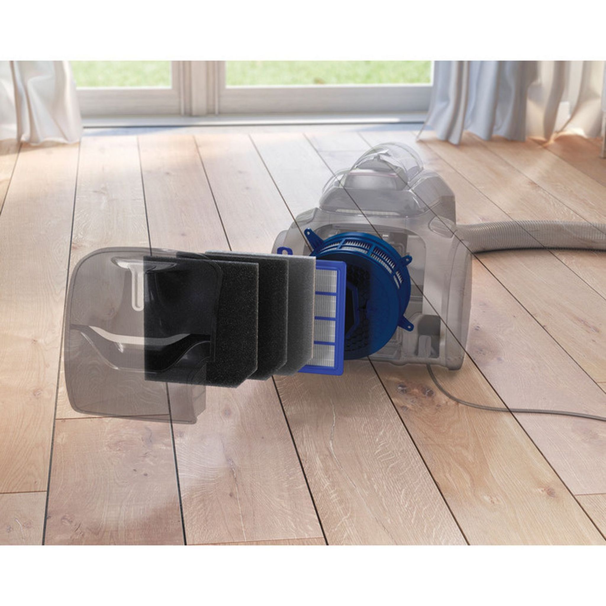 Voir la diapositive 8 : ELECTROLUX Aspirateur traineau sans sac PC91-6MG - Gris