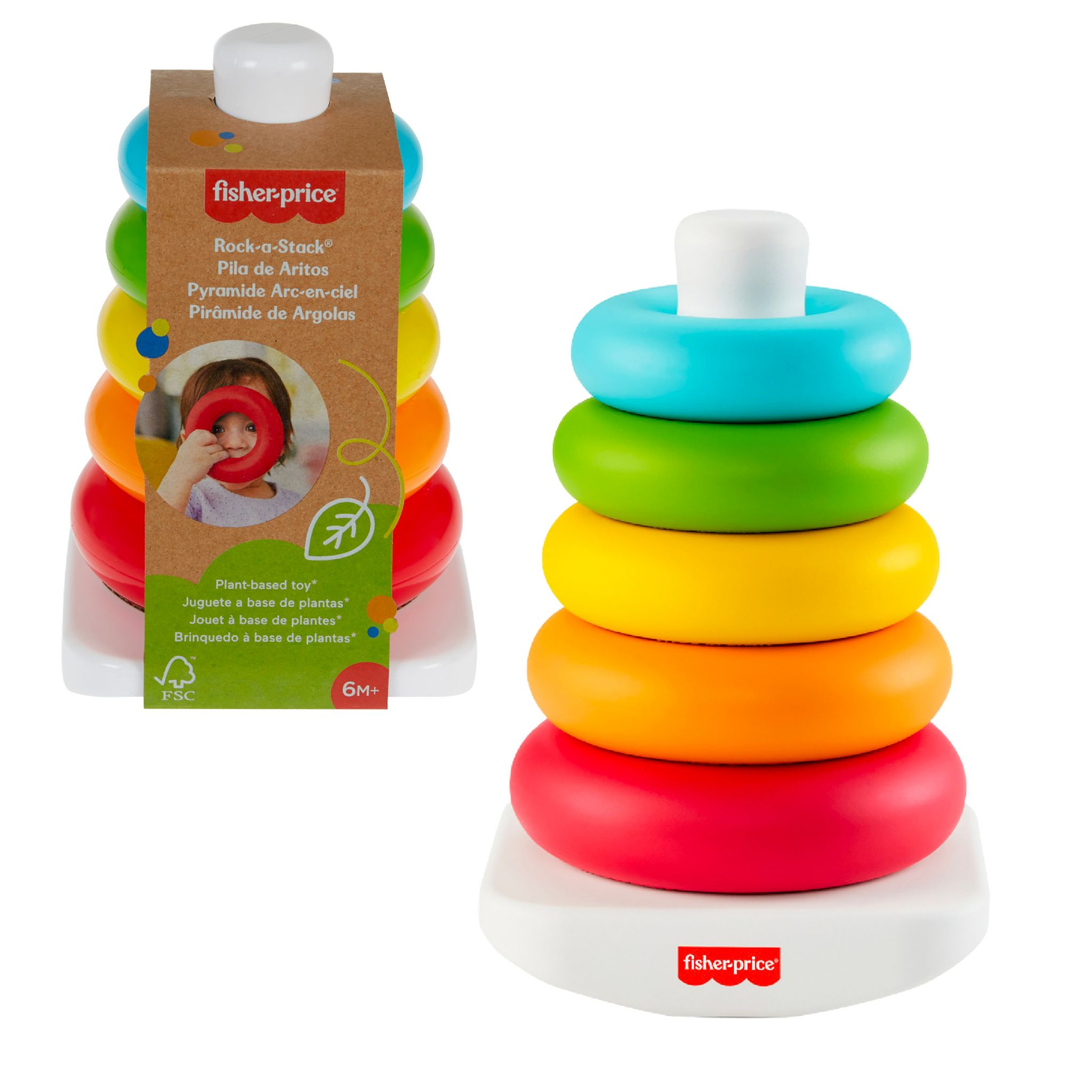 MATTEL Ma pyramide Arc en Ciel Fisher Price