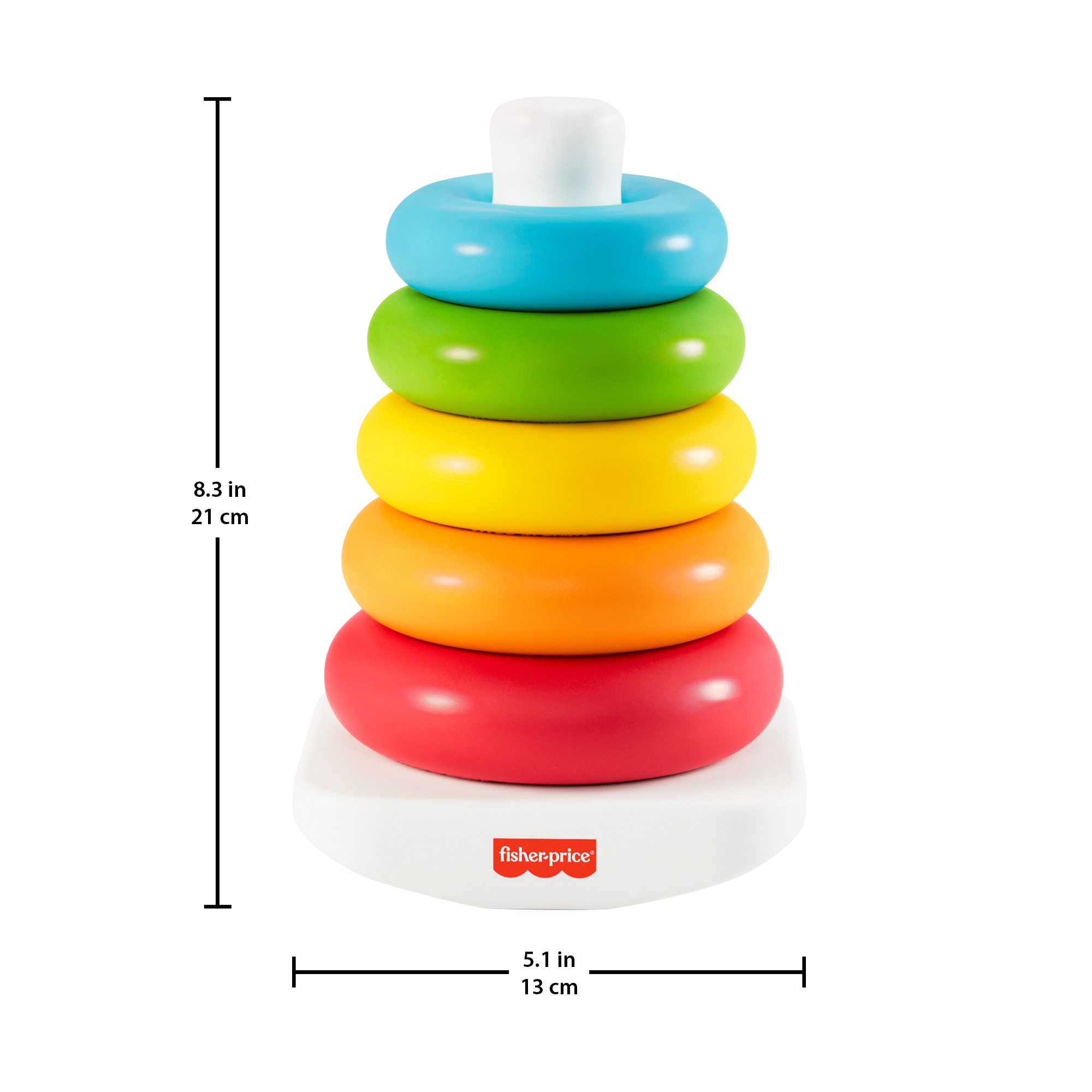 Voir la diapositive 10 : MATTEL Ma pyramide Arc en Ciel Fisher Price