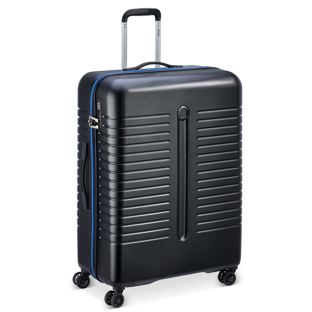 DELSEY Grande Valise soute à roulettes rigide Noir ABS 76 x 53 x 30 cm  IROISE