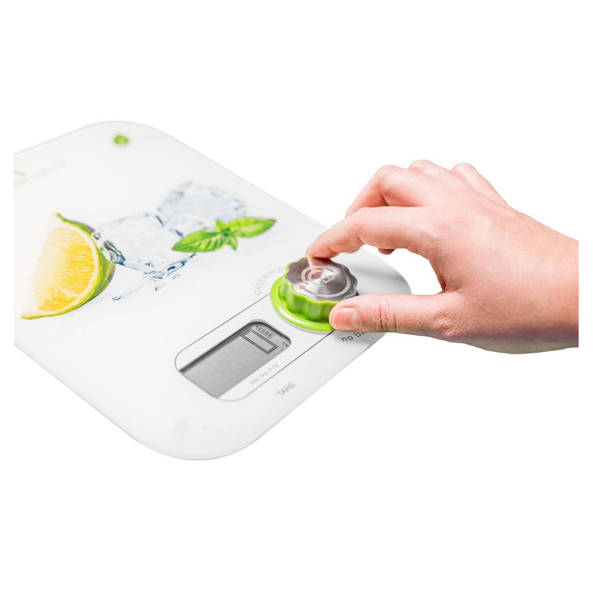 Voir la diapositive 2 : LITTLE BALANCE Balance de cuisine 8447 FLOWCIT - Blanc