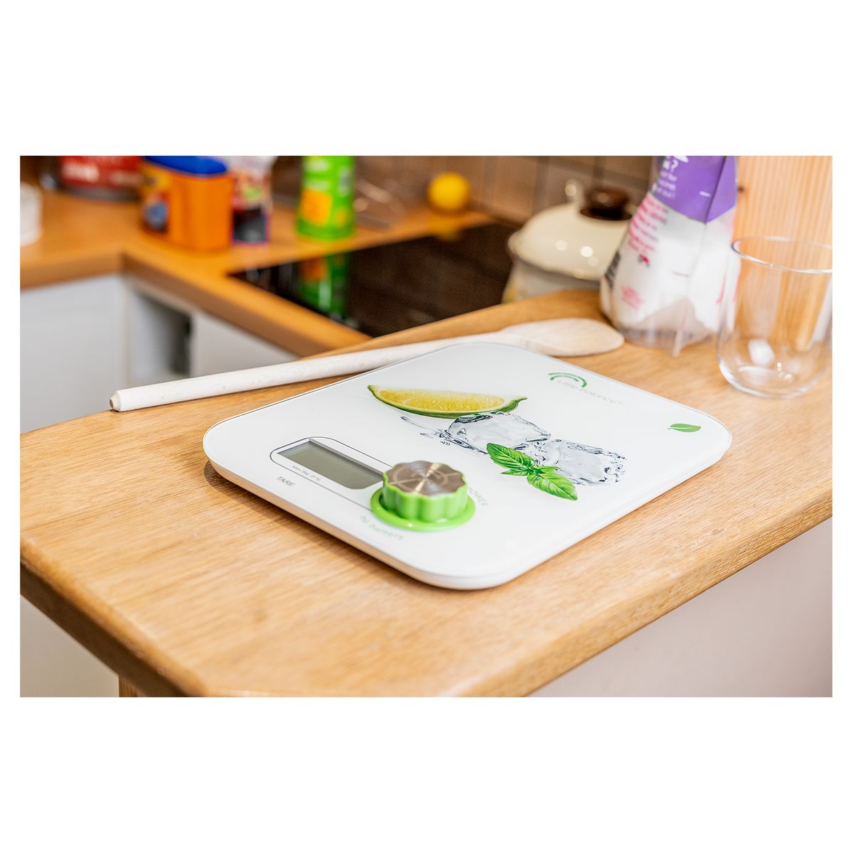 Voir la diapositive 3 : LITTLE BALANCE Balance de cuisine 8447 FLOWCIT - Blanc
