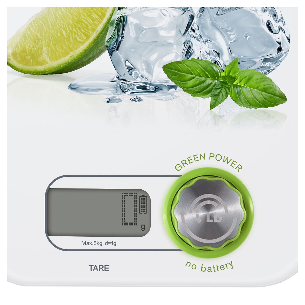 Voir la diapositive 8 : LITTLE BALANCE Balance de cuisine 8447 FLOWCIT - Blanc