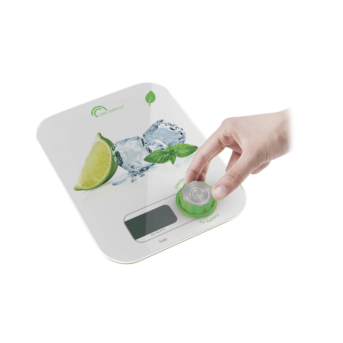 Voir la diapositive 9 : LITTLE BALANCE Balance de cuisine 8447 FLOWCIT - Blanc