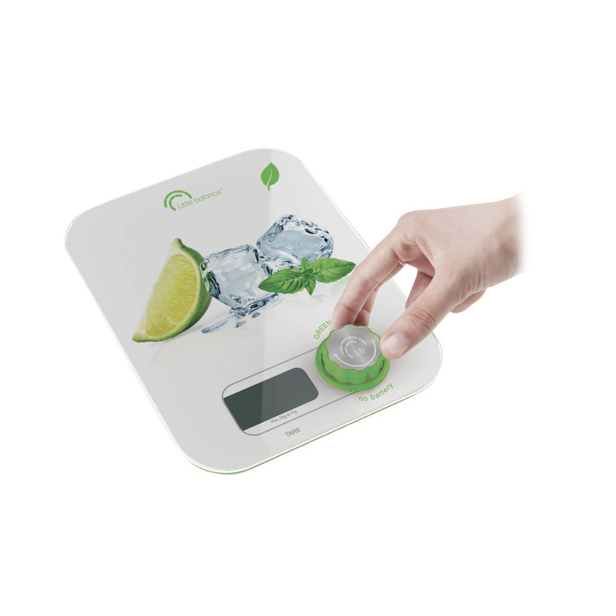 Voir la diapositive 9 : LITTLE BALANCE Balance de cuisine 8447 FLOWCIT - Blanc