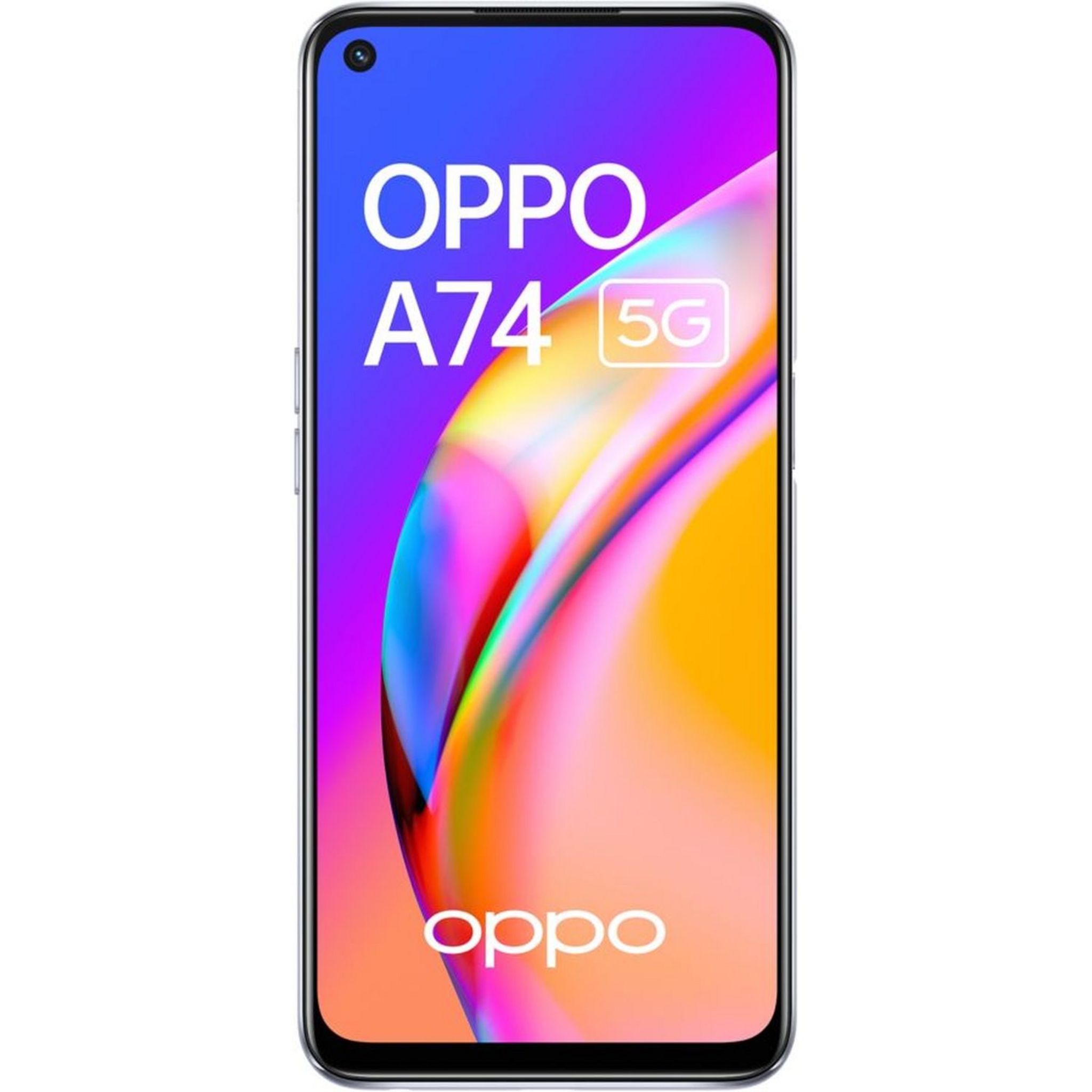 Voir la diapositive 6 : OPPO Smartphone A74  5G  128 Go  6.5 pouces  Argent  Double NanoSim