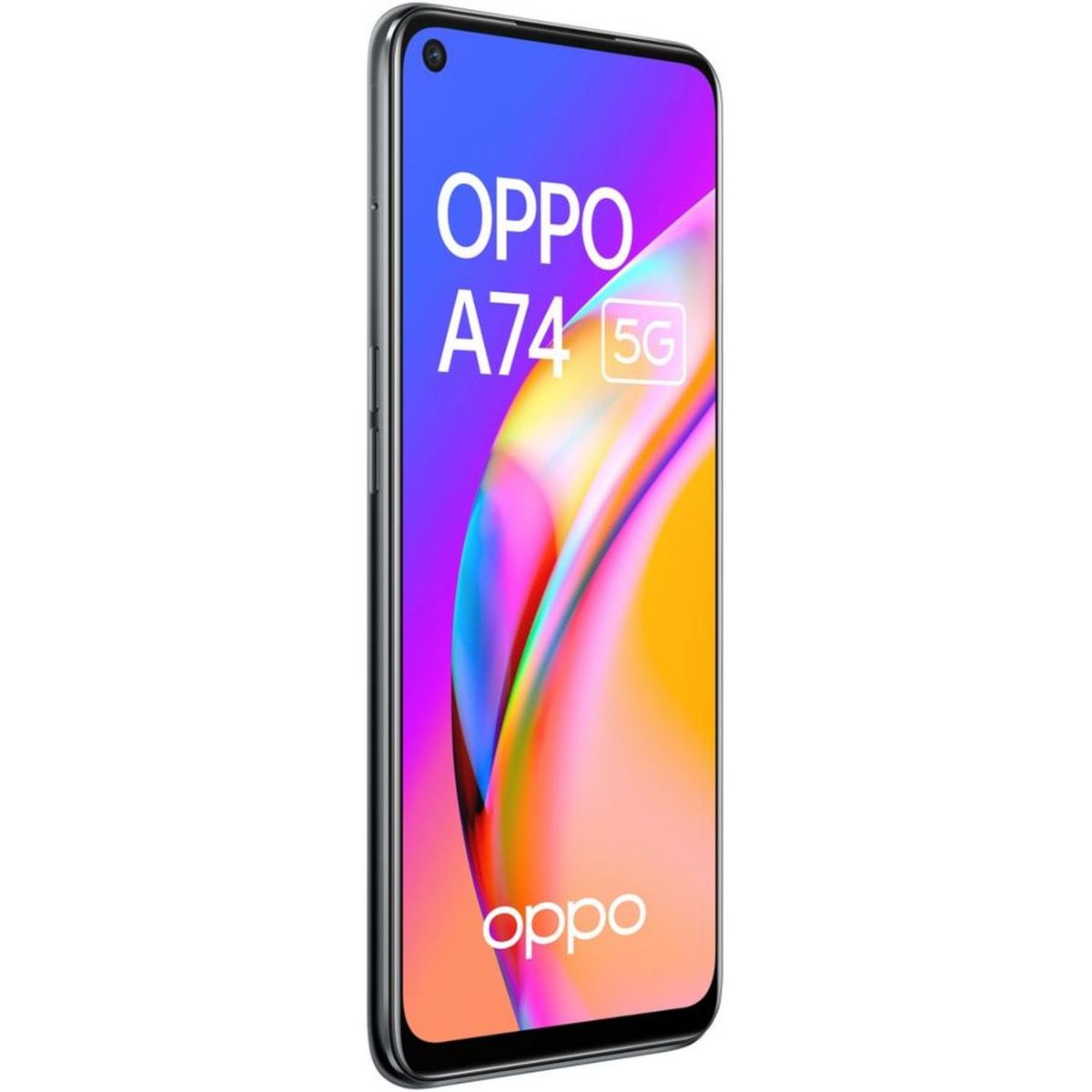 OPPO Smartphone A74  5G  128 Go  6.5 pouces  Noir  Double NanoSim