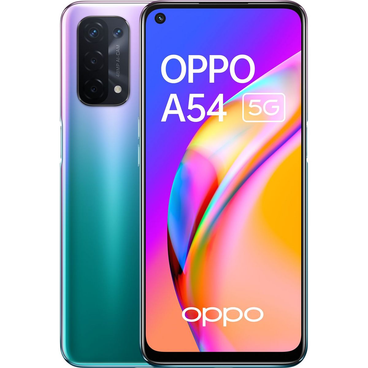 OPPO Smartphone A54  5G  64 Go  6.5 pouces  Violet  Double NanoSim