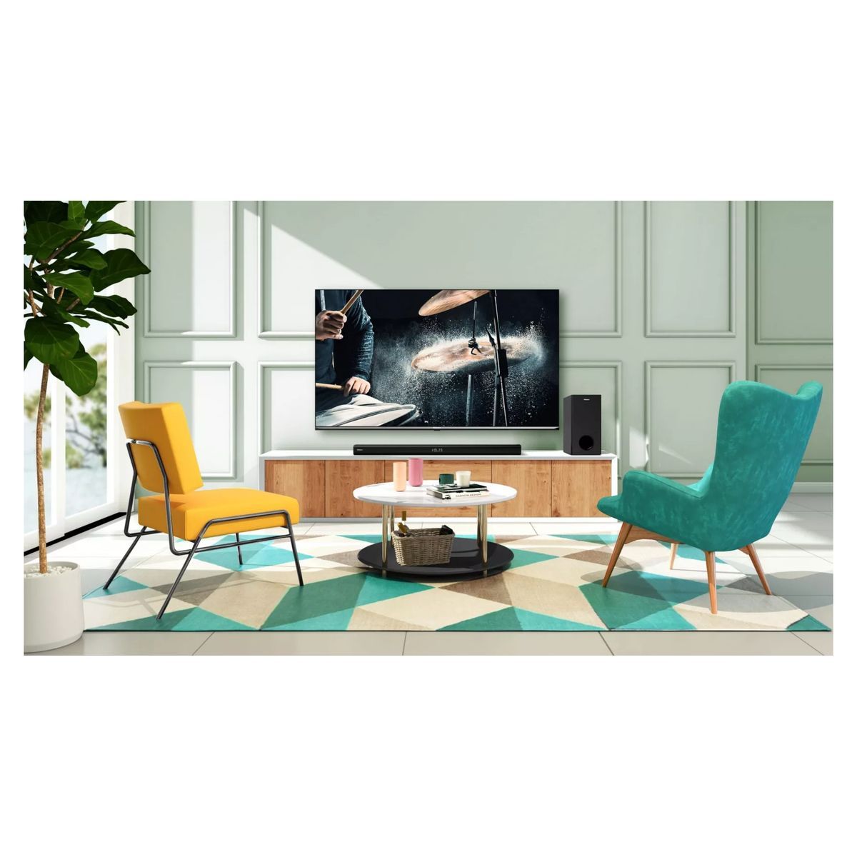 HISENSE HS218 Barre de son 2.1 avec caisson de basses sans fil