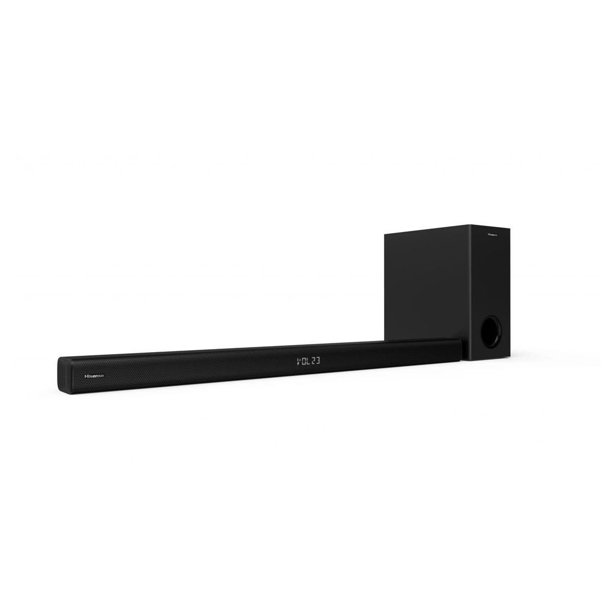 Voir la diapositive 7 : HISENSE HS218 Barre de son 2.1 avec caisson de basses sans fil