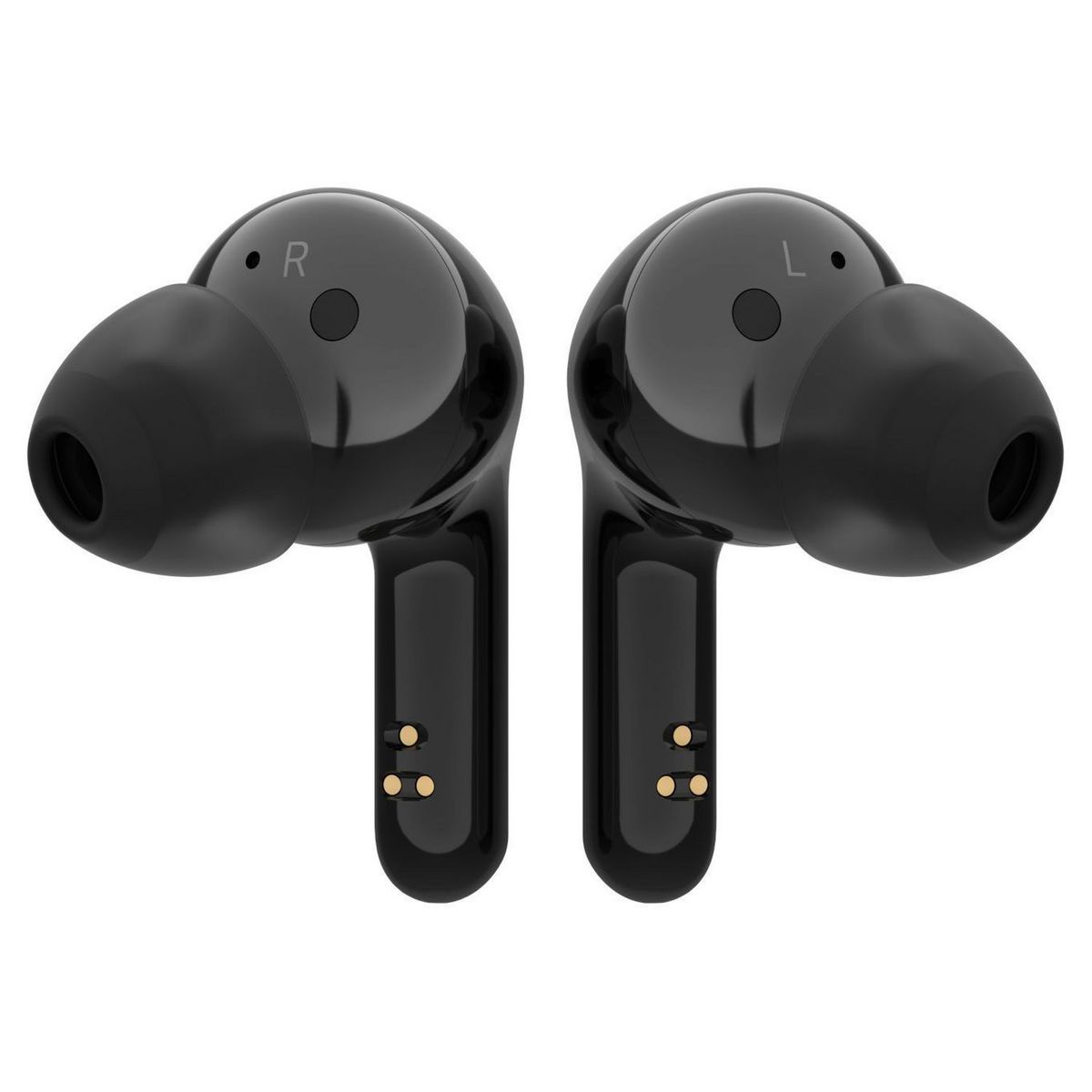 LG Écouteurs sans fil Bluetooth avec étui de charge - Noir - Tone Free with Meridian