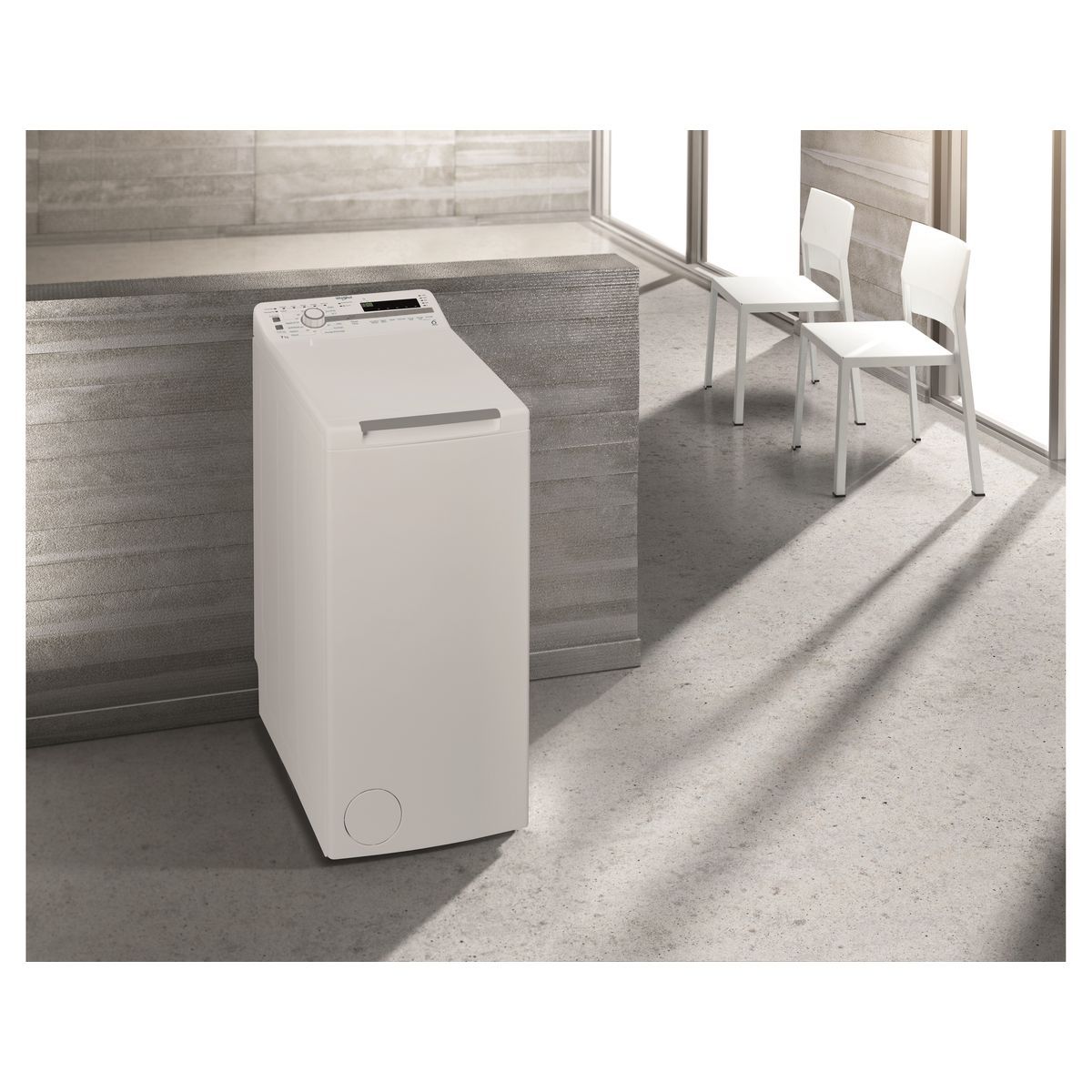 WHIRLPOOL Lave linge top TDLR7220SSFR/N, 7 kg, 1200 T/min