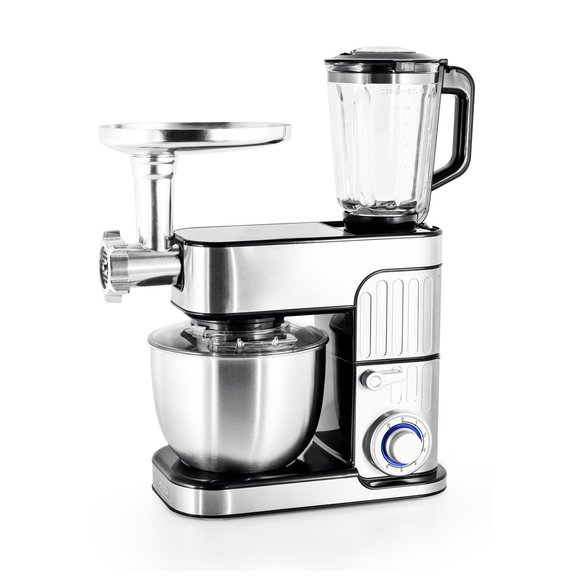 KITCHENCOOK Robot pâtissier multifonction 3 en 1 avec hachoir ANTARA - Inox