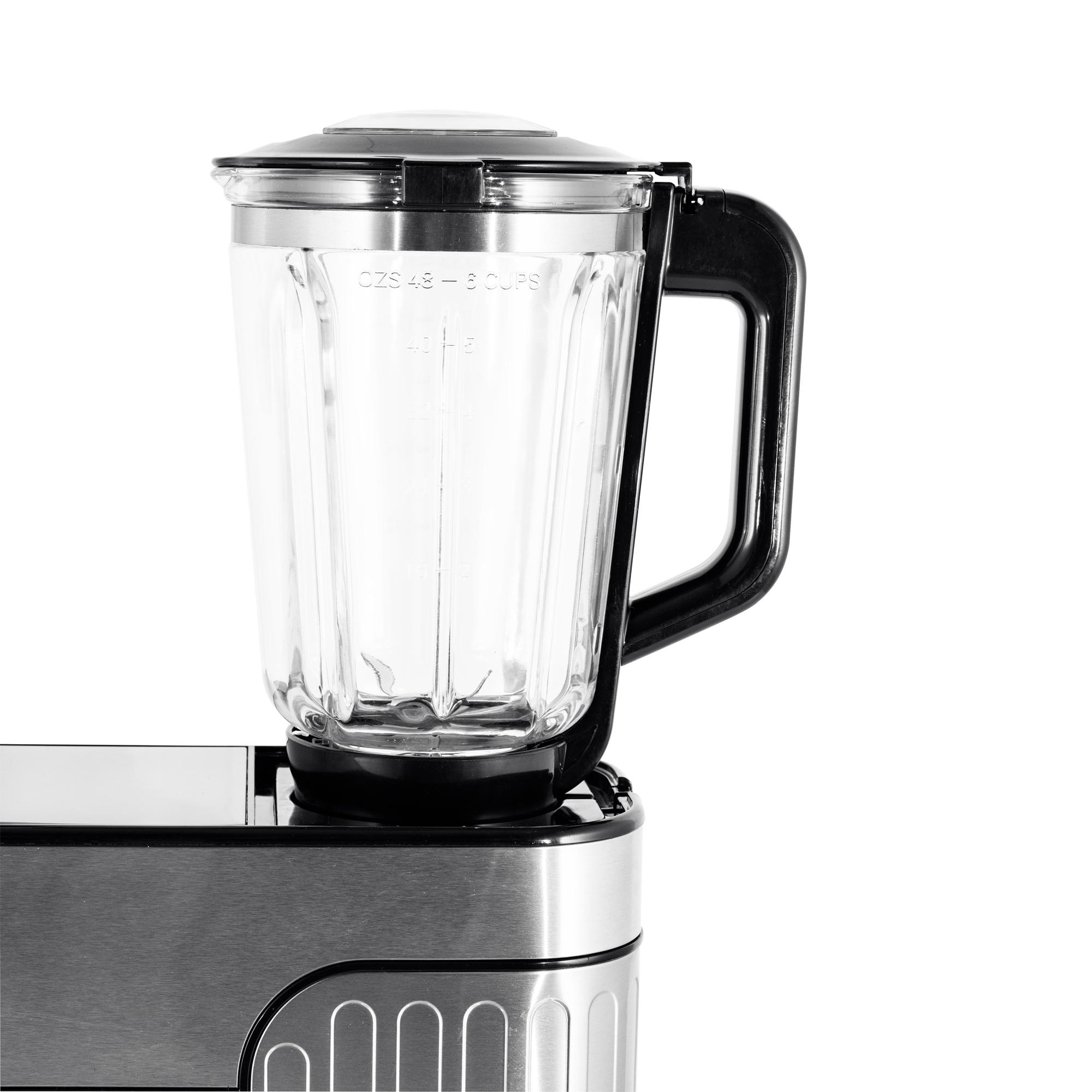 Voir la diapositive 4 : KITCHENCOOK Robot pâtissier multifonction 3 en 1 avec hachoir ANTARA - Inox