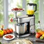 Voir la diapositive 7 : KITCHENCOOK Robot pâtissier multifonction 3 en 1 avec hachoir ANTARA - Inox