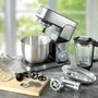 Voir la diapositive 8 : KITCHENCOOK Robot pâtissier multifonction 3 en 1 avec hachoir ANTARA - Inox