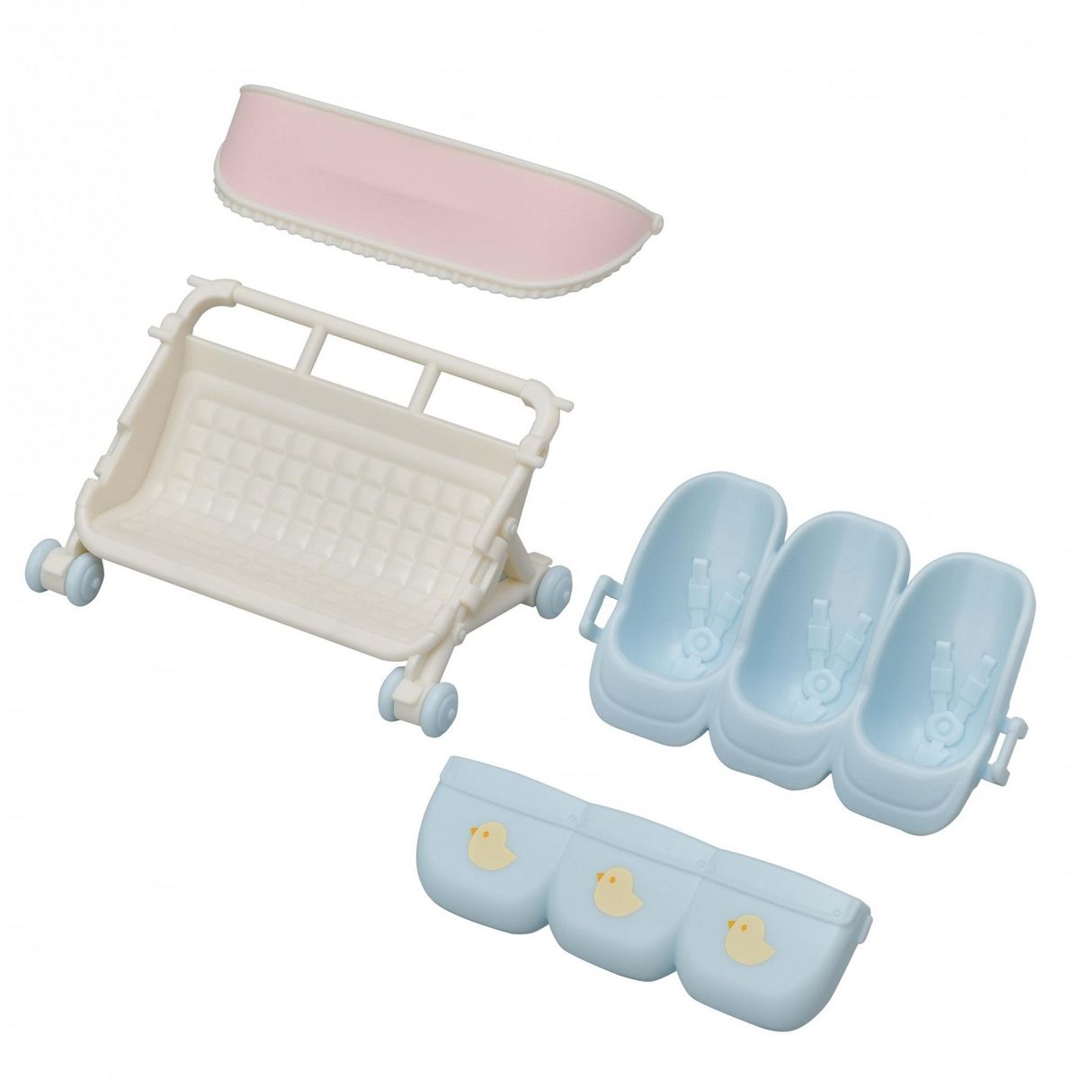 EPOCH D'ENFANCE Poussette Triple Sylvanian Families