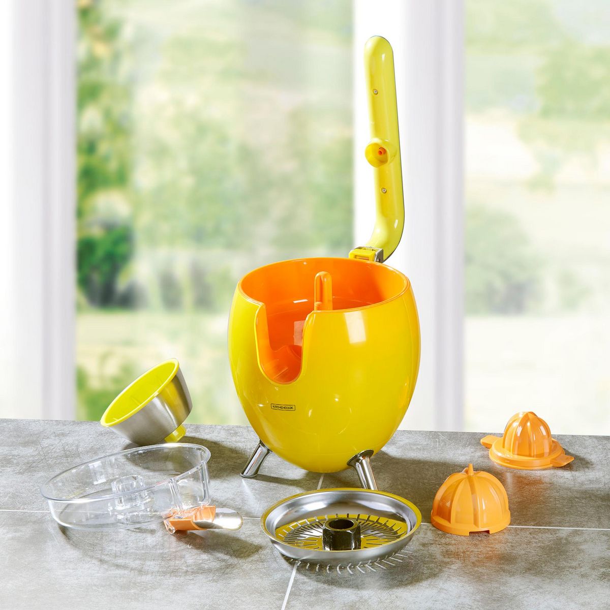 KITCHENCOOK Presse agrume électrique PRESSPOD - Jaune