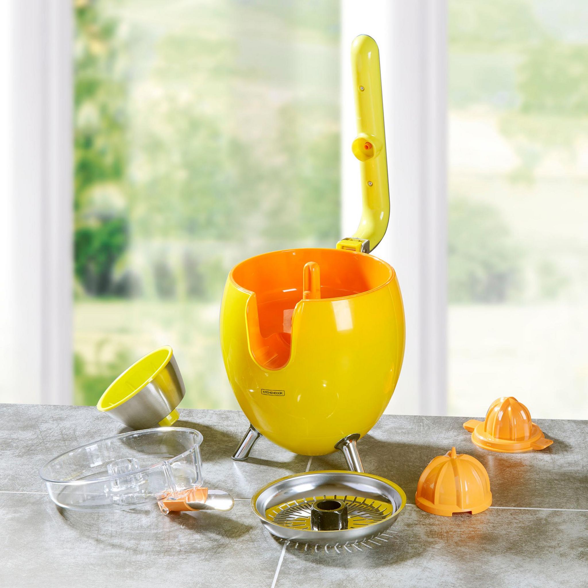 Voir la diapositive 7 : KITCHENCOOK Presse agrume électrique PRESSPOD - Jaune