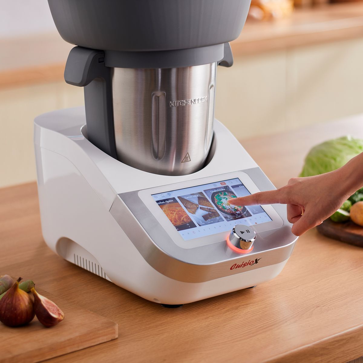 KITCHENCOOK Robot cuiseur multifonction connecté CUISIO X - Blanc