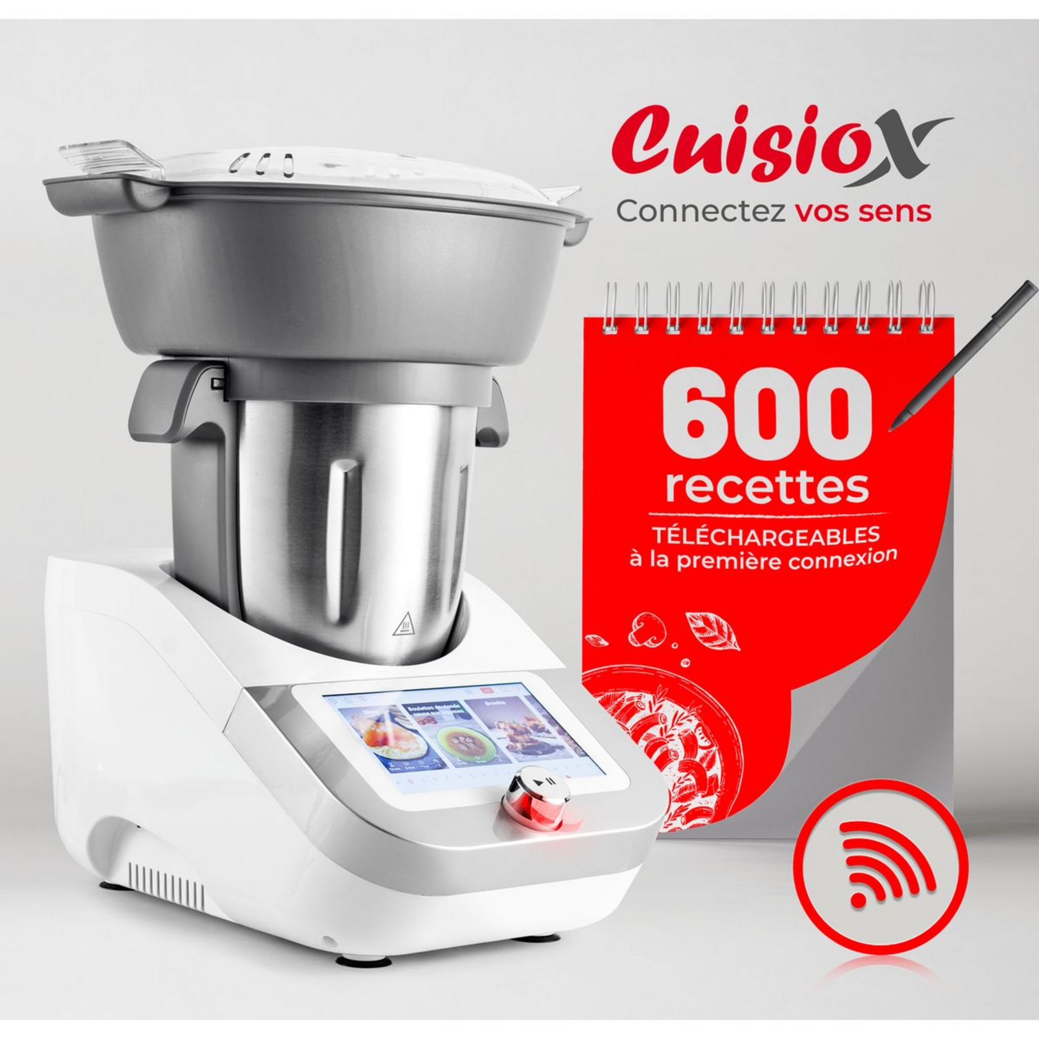 Voir la diapositive 31 : KITCHENCOOK Robot cuiseur multifonction connecté CUISIO X - Blanc