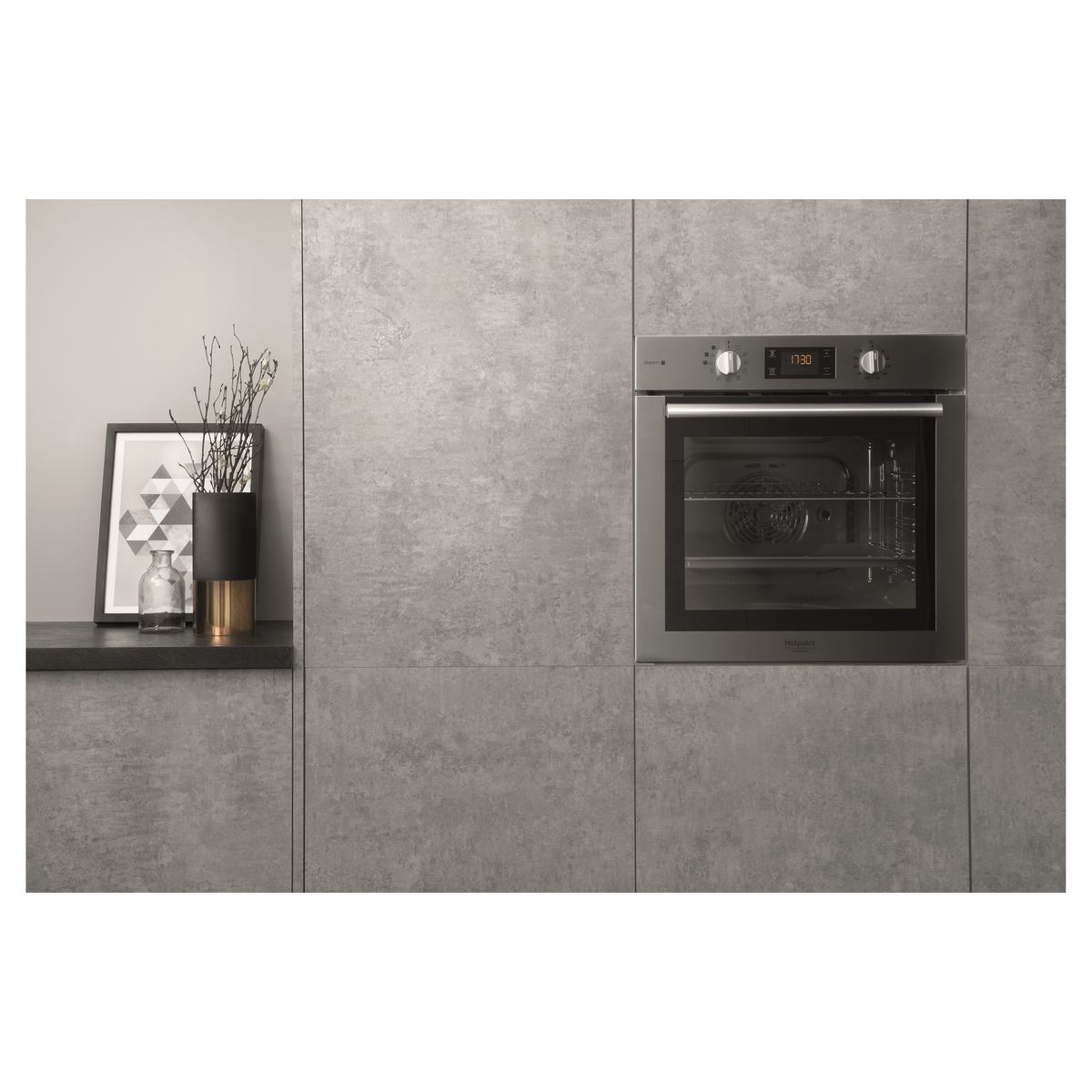 HOTPOINT Four encastrable FA4S8419PIXHA, 71 L, Multifonction, Chaleur pulsé, Nettoyage pyrolyse